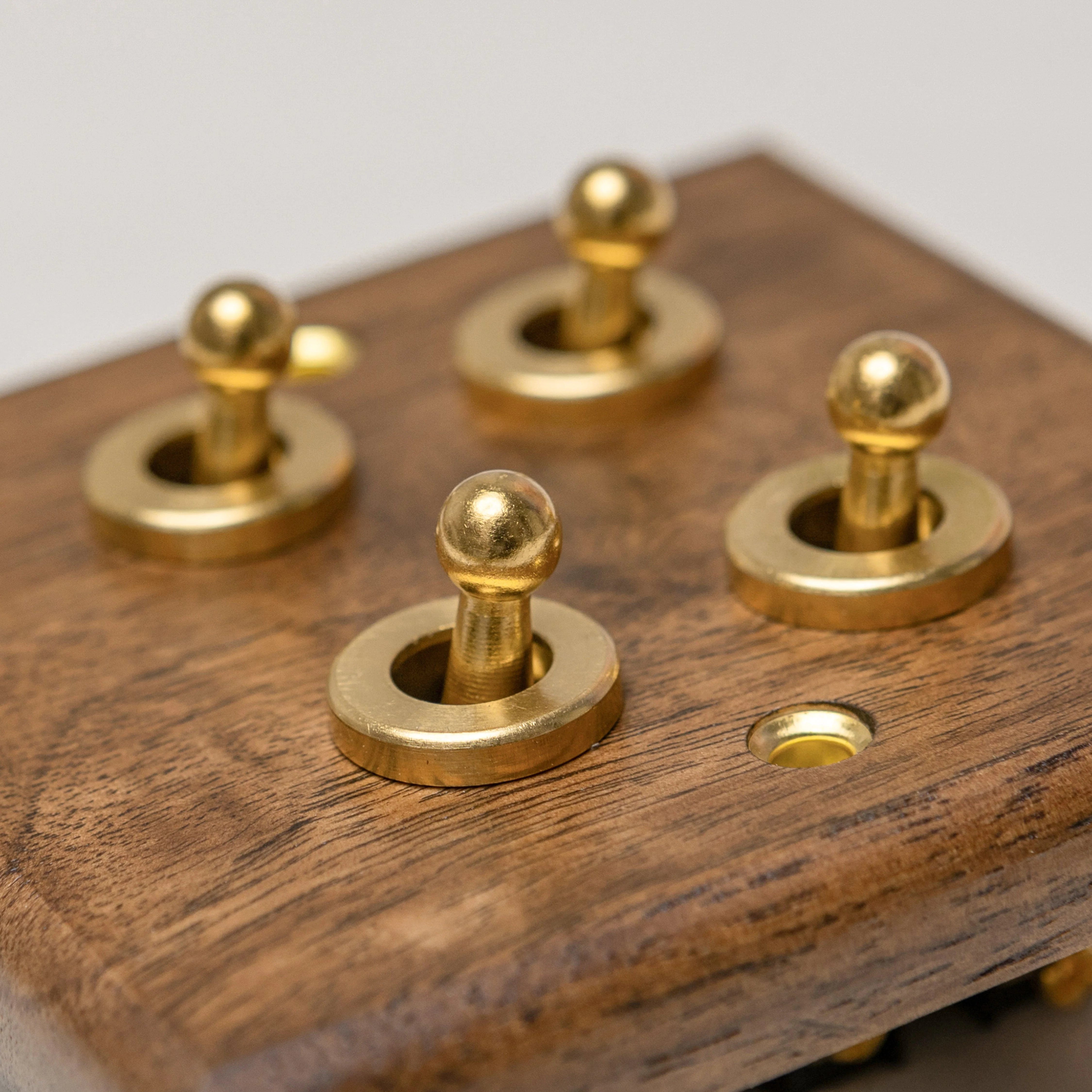 Brass Bee Black Walnut Switch & Socket — 1 Gang 2-Way Toggle (W Series) - Image 19