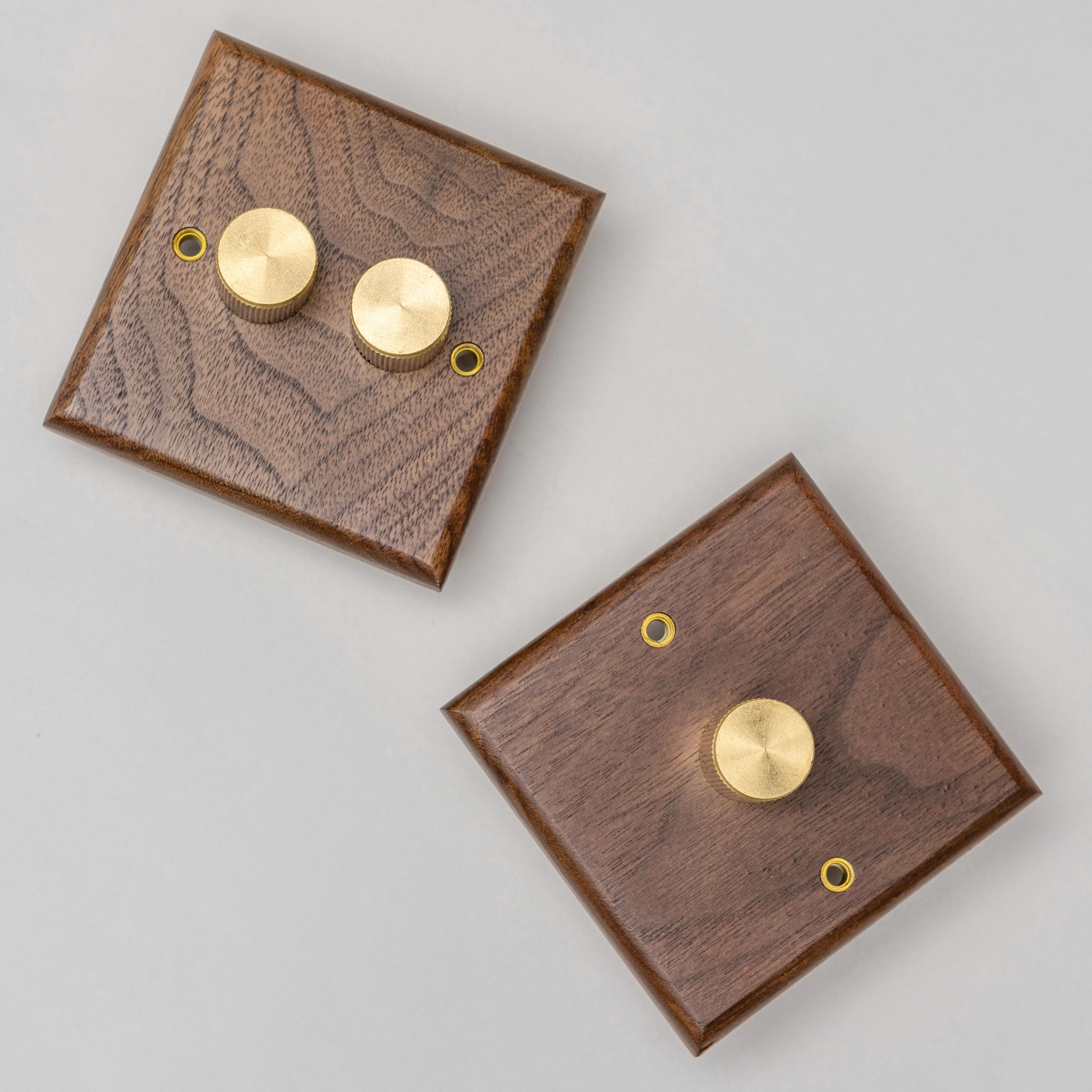 Brass Bee Black Walnut Switch & Socket — 1 Gang 2-Way Toggle (W Series) - Image 4