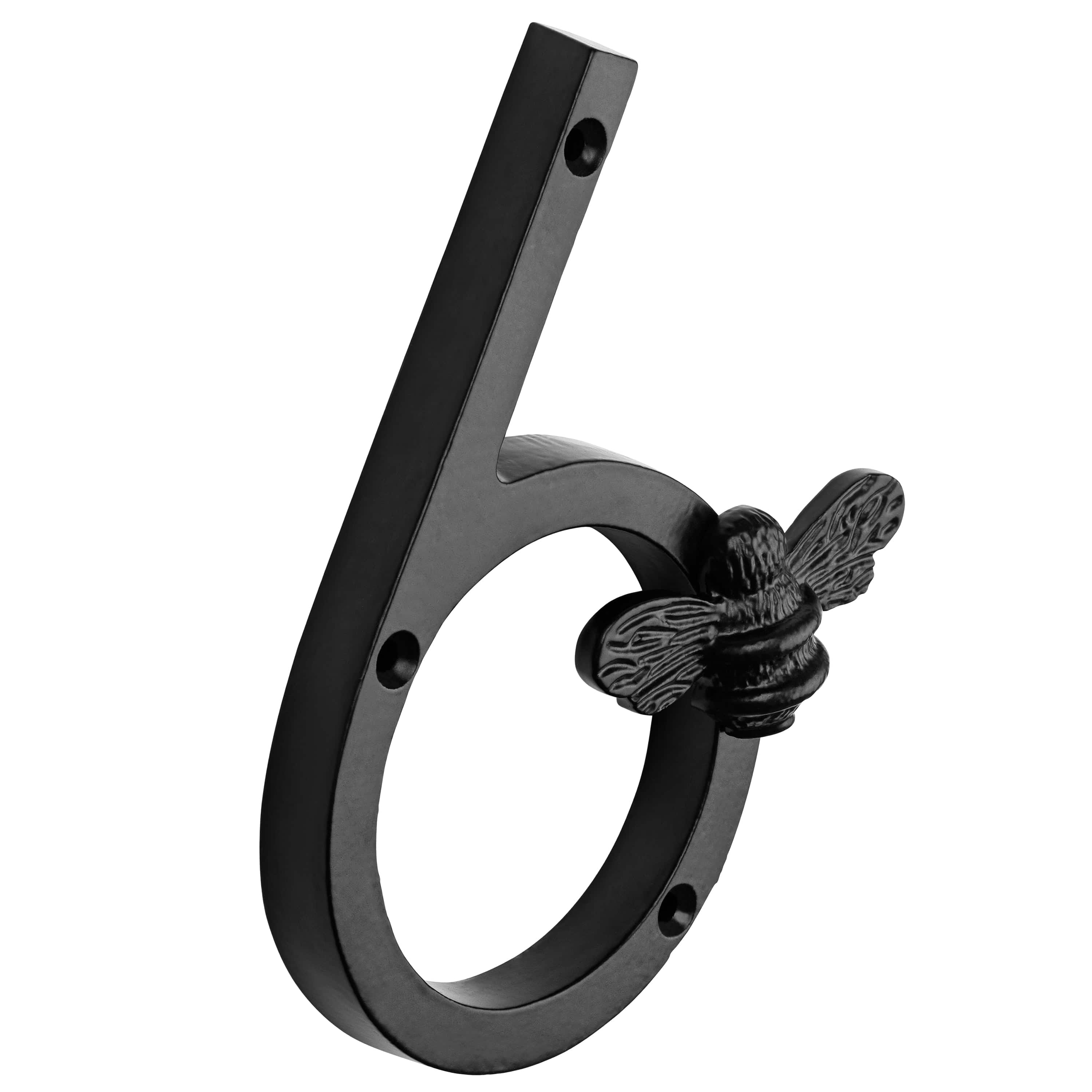 Brass Bee Premium House Numbers with Bee – Black Finish (0–9) | 5 Inch - Image 13