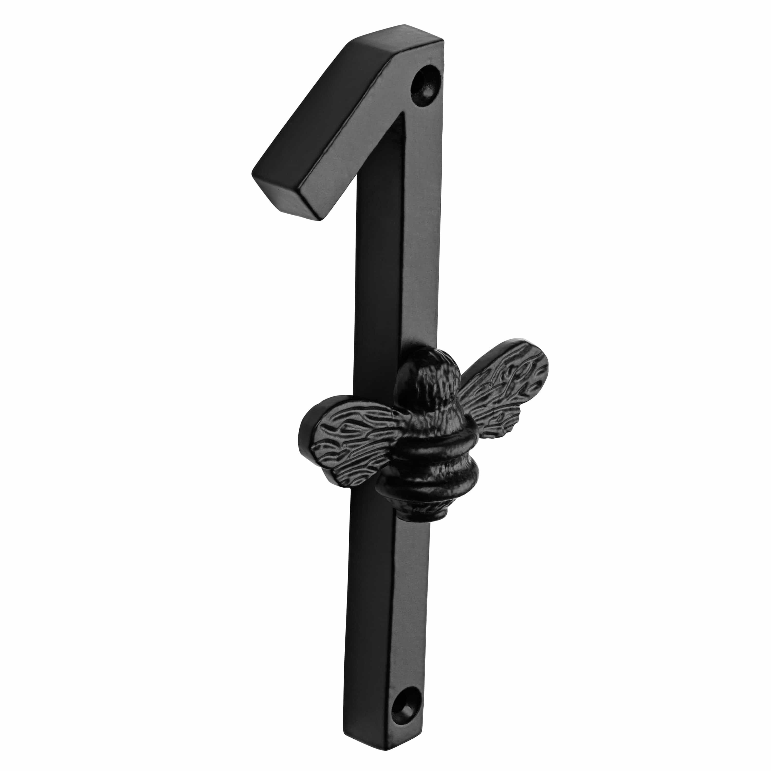 Brass Bee Premium House Numbers with Bee – Black Finish (0–9) | 5 Inch - Image 3