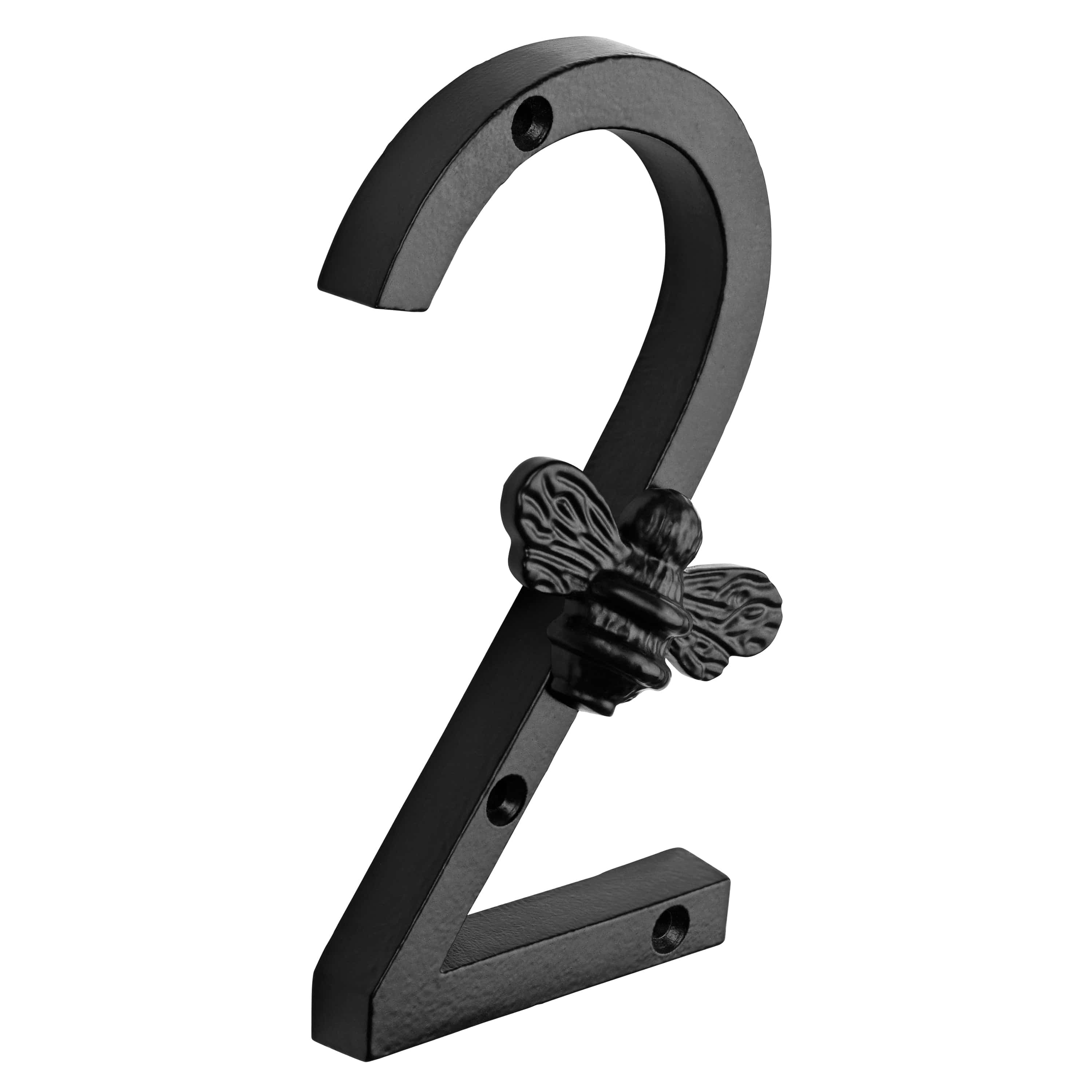 Brass Bee Premium House Numbers with Bee – Black Finish (0–9) | 5 Inch - Image 5