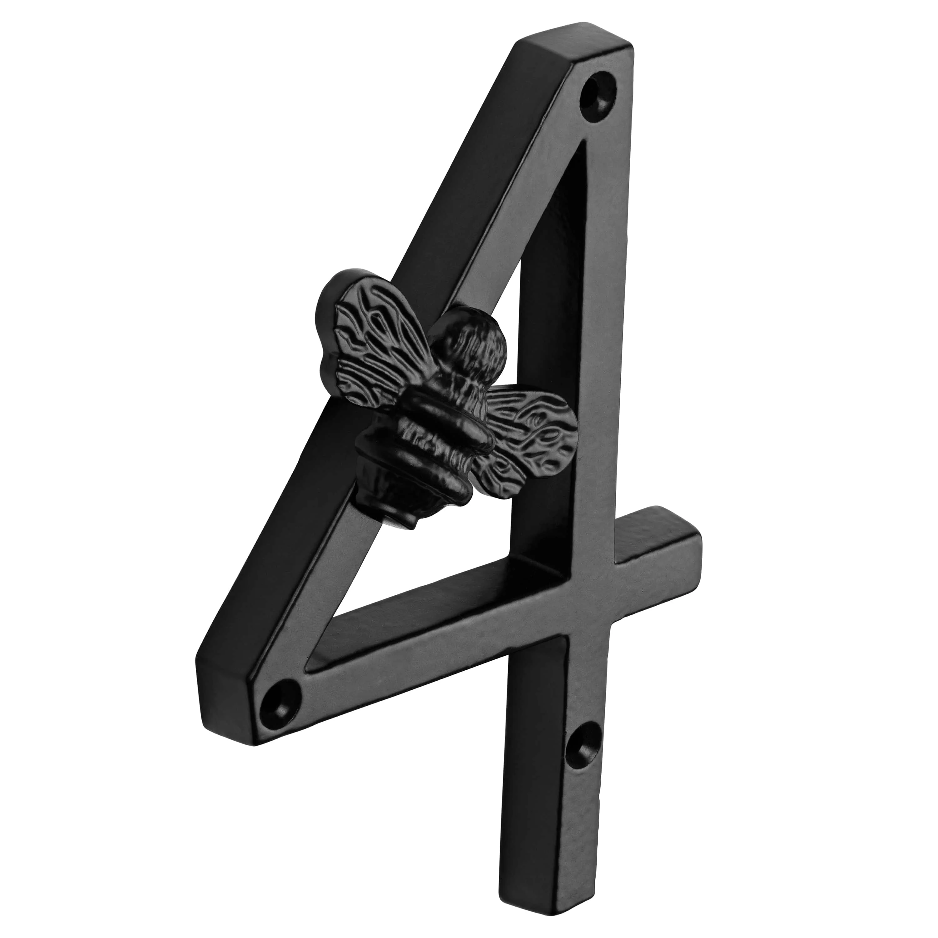 Brass Bee Premium House Numbers with Bee – Black Finish (0–9) | 5 Inch - Image 9