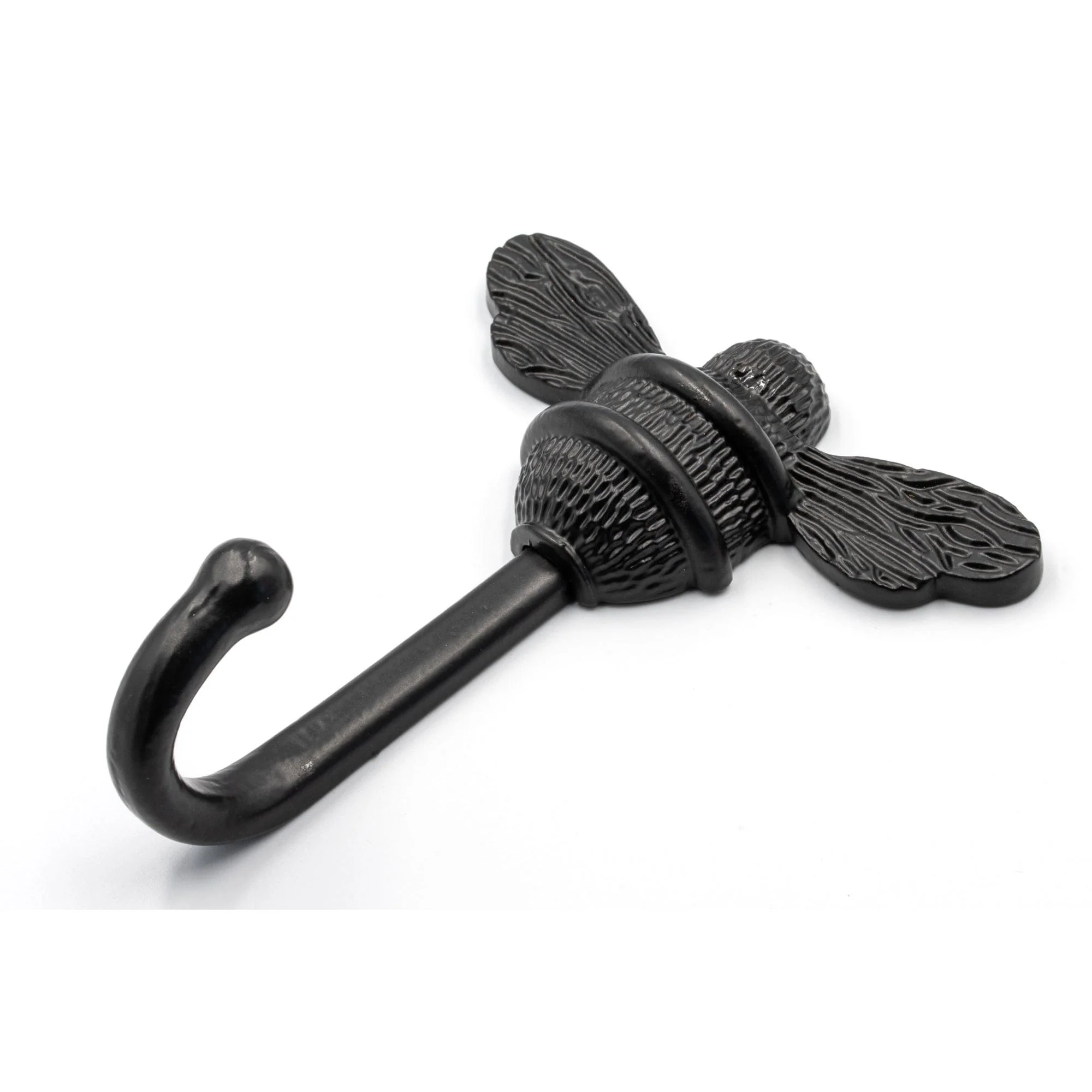 Brass bee Coat Hook - Black Finish - Iron - Image 4