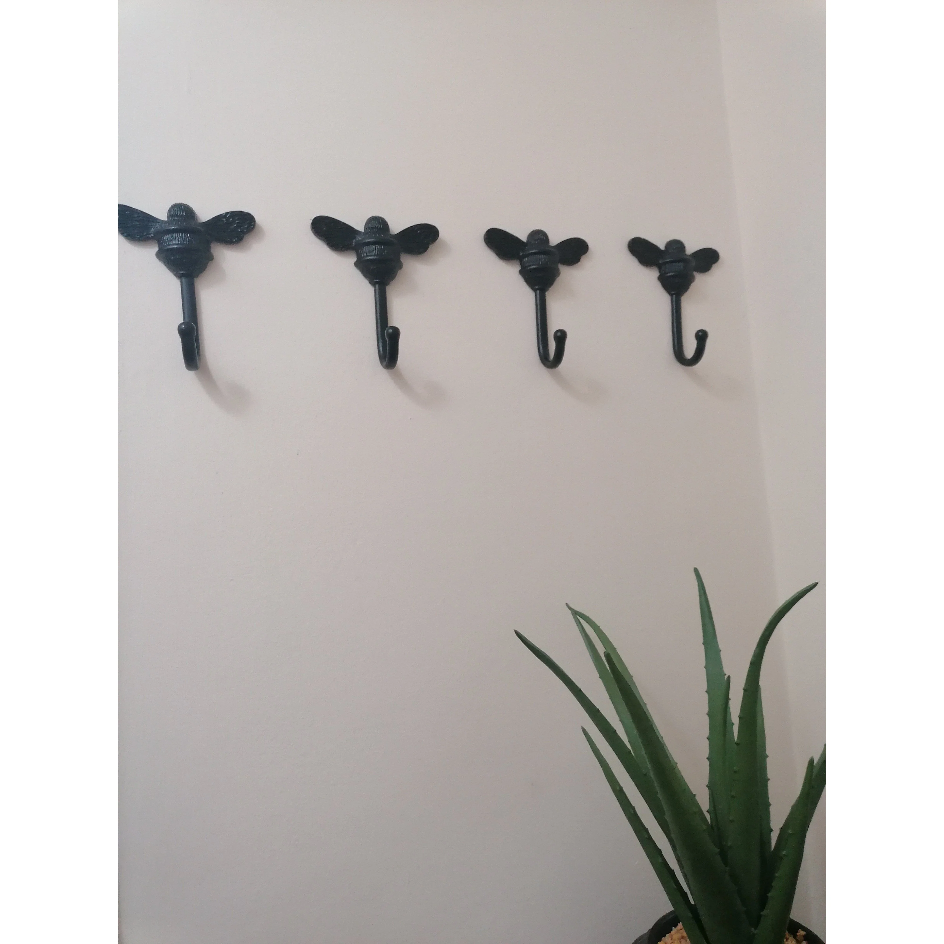 Brass bee Coat Hook - Black Finish - Iron - Image 9