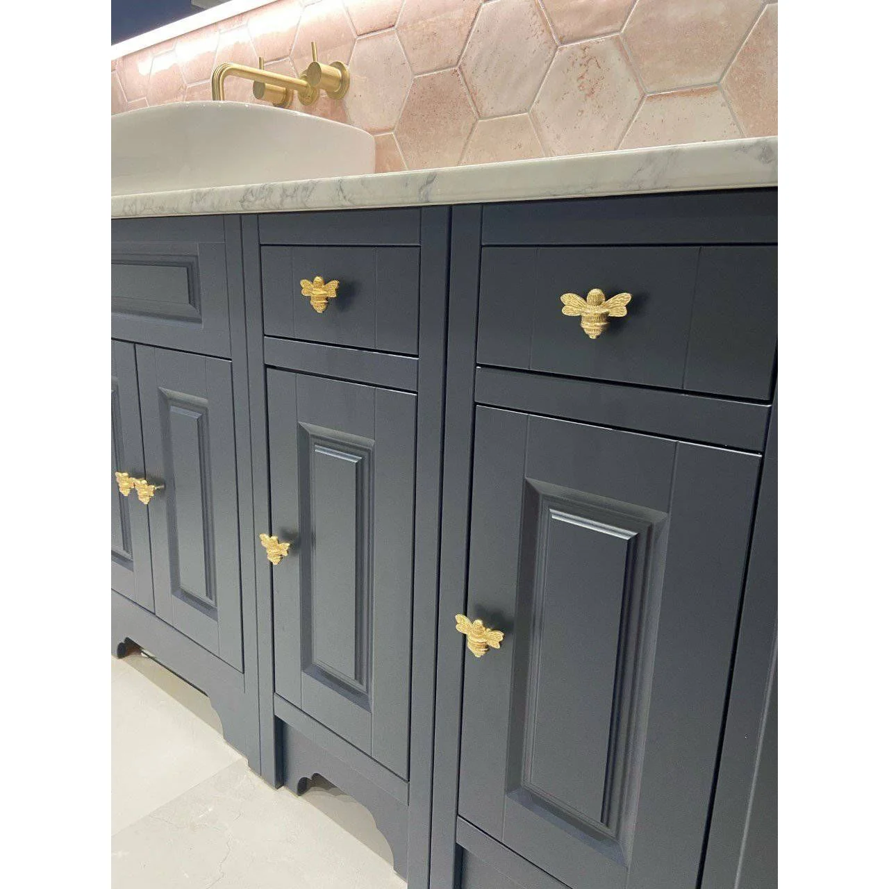 Brass Bee Drawer Cabinet Knob - Brass Finish - Image 10