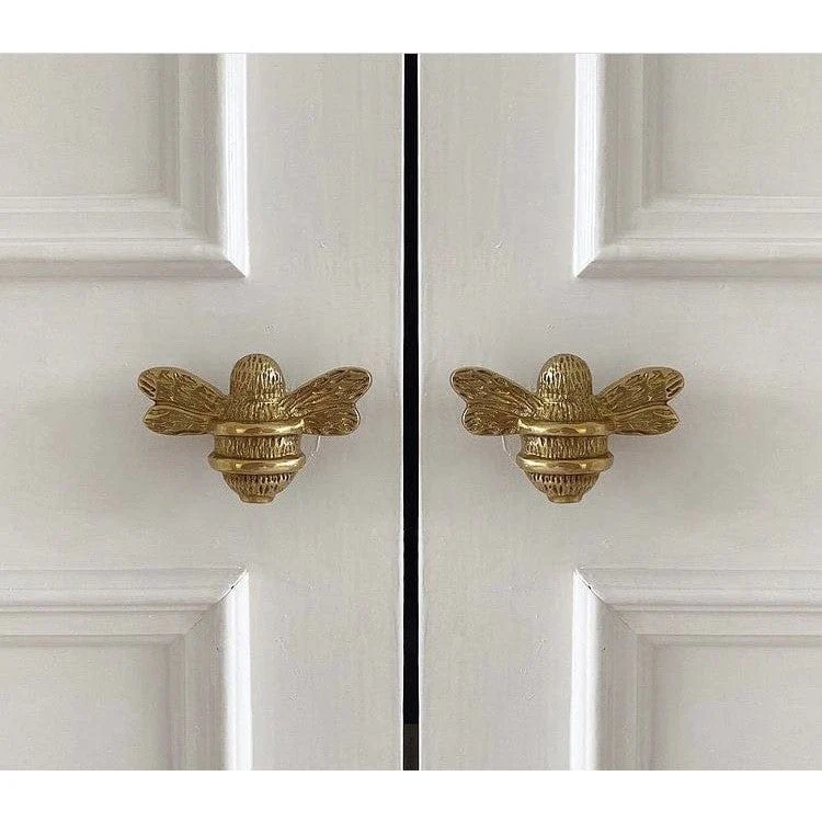 Brass Bee Drawer Cabinet Knob - Brass Finish - Image 14