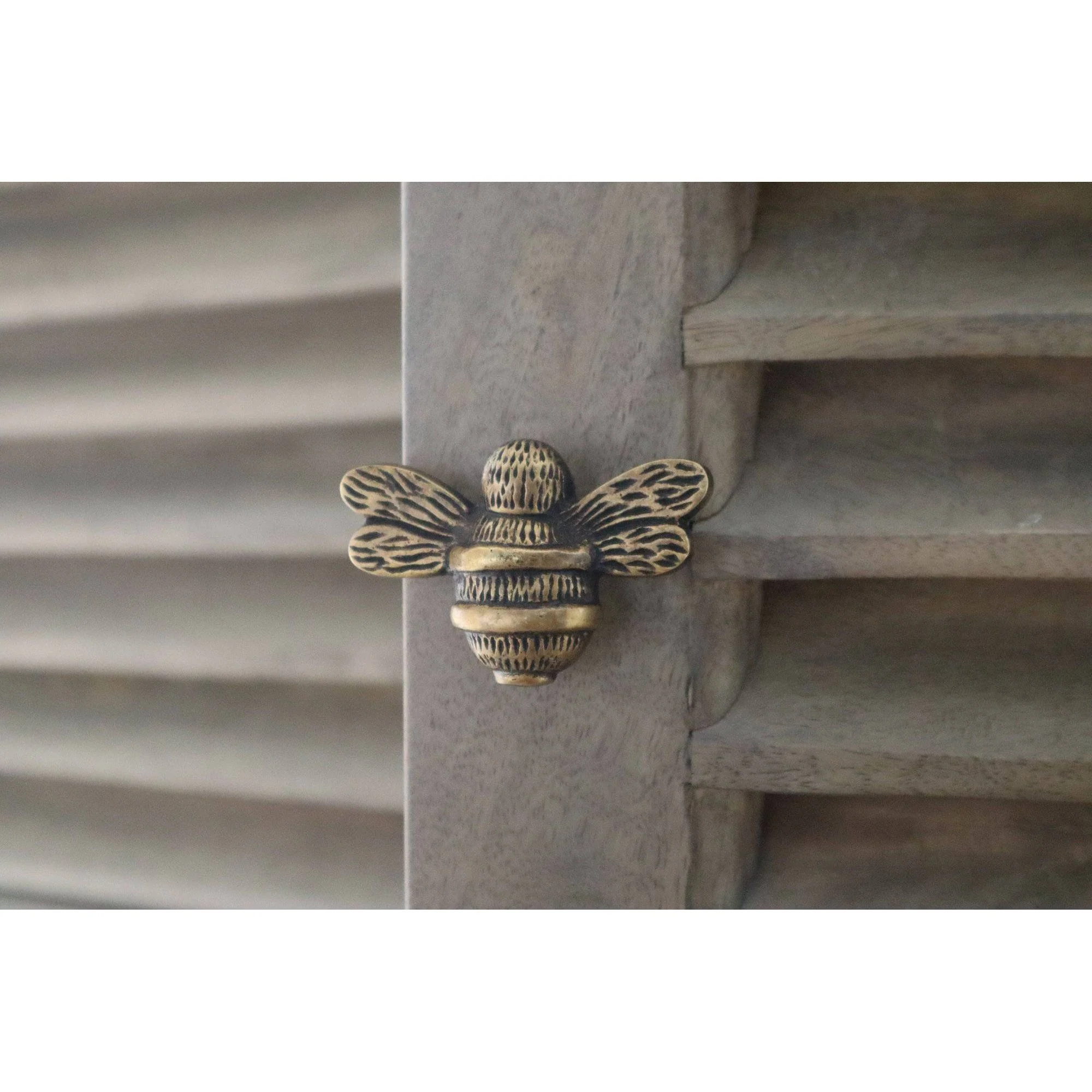 Brass Bee Drawer Cabinet Knob - Heritage Finish - Image 11