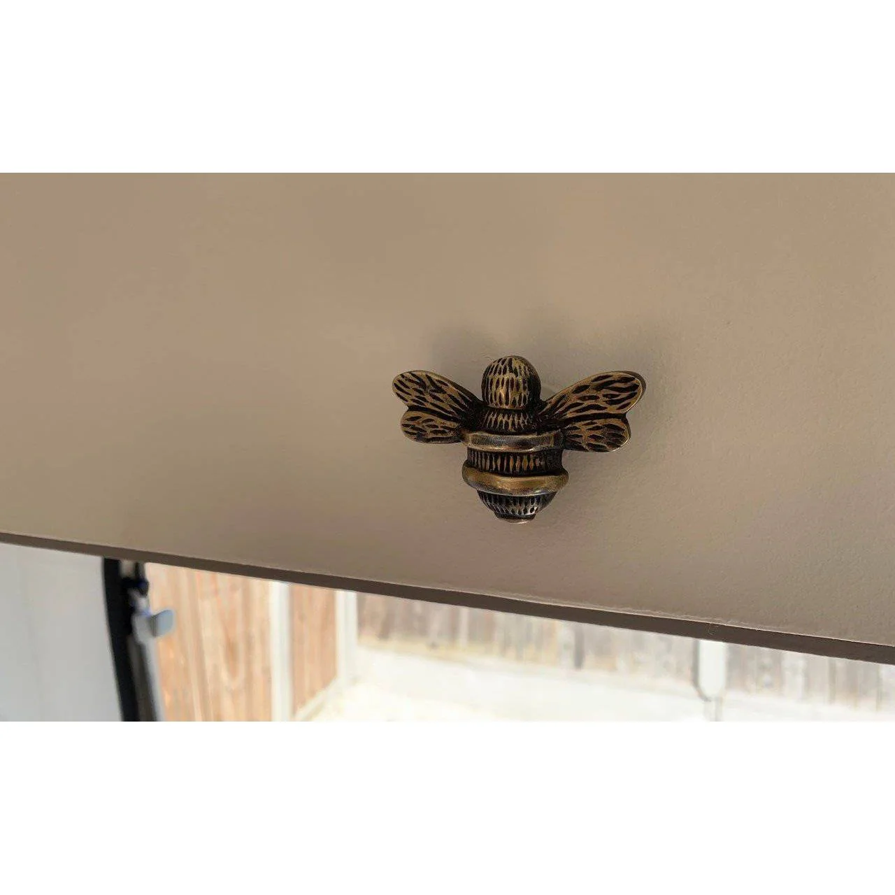 Brass Bee Drawer Cabinet Knob - Heritage Finish - Image 14