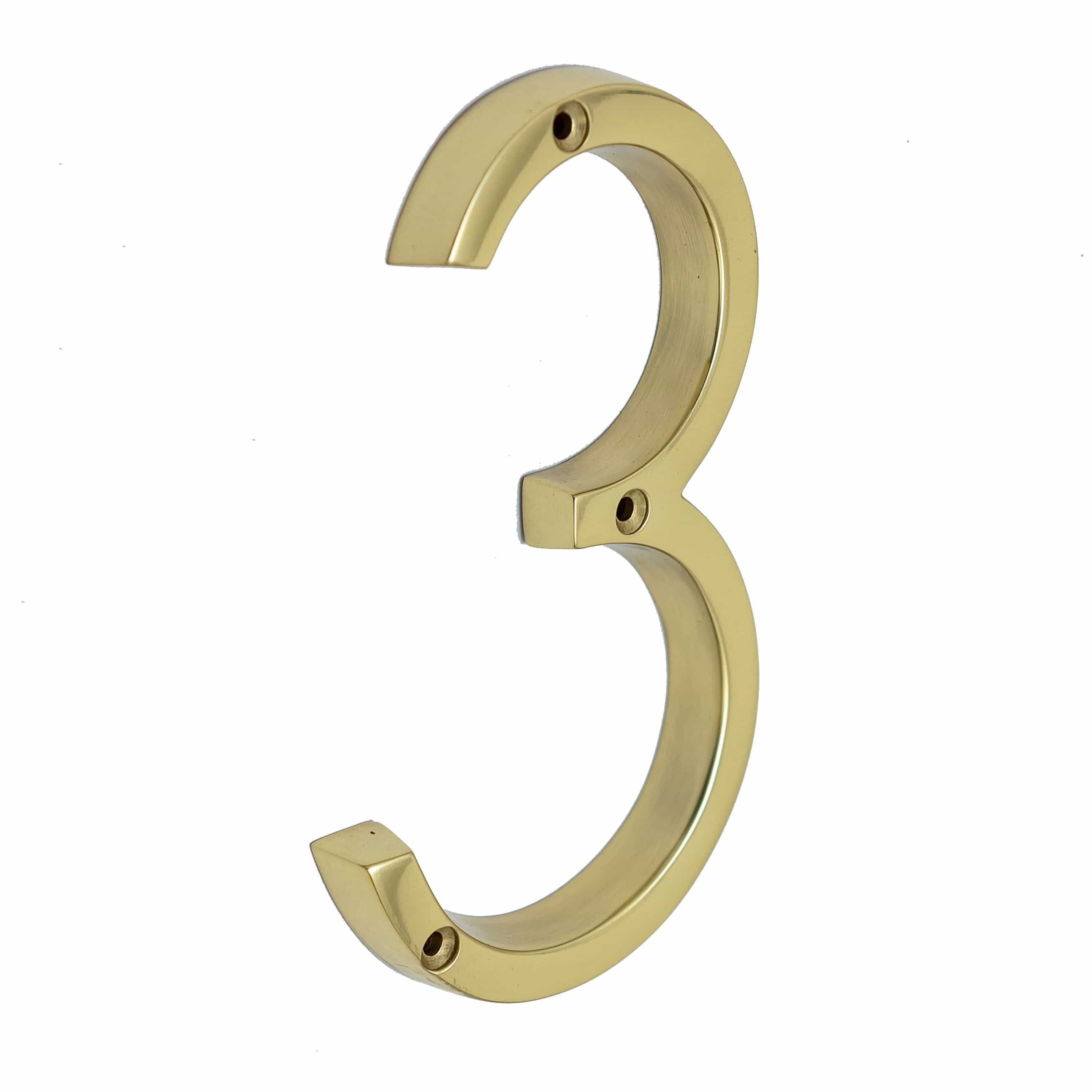 Brass bee Premium House Numbers in Brass Finish 0-9 - 5 Inch - Image 4