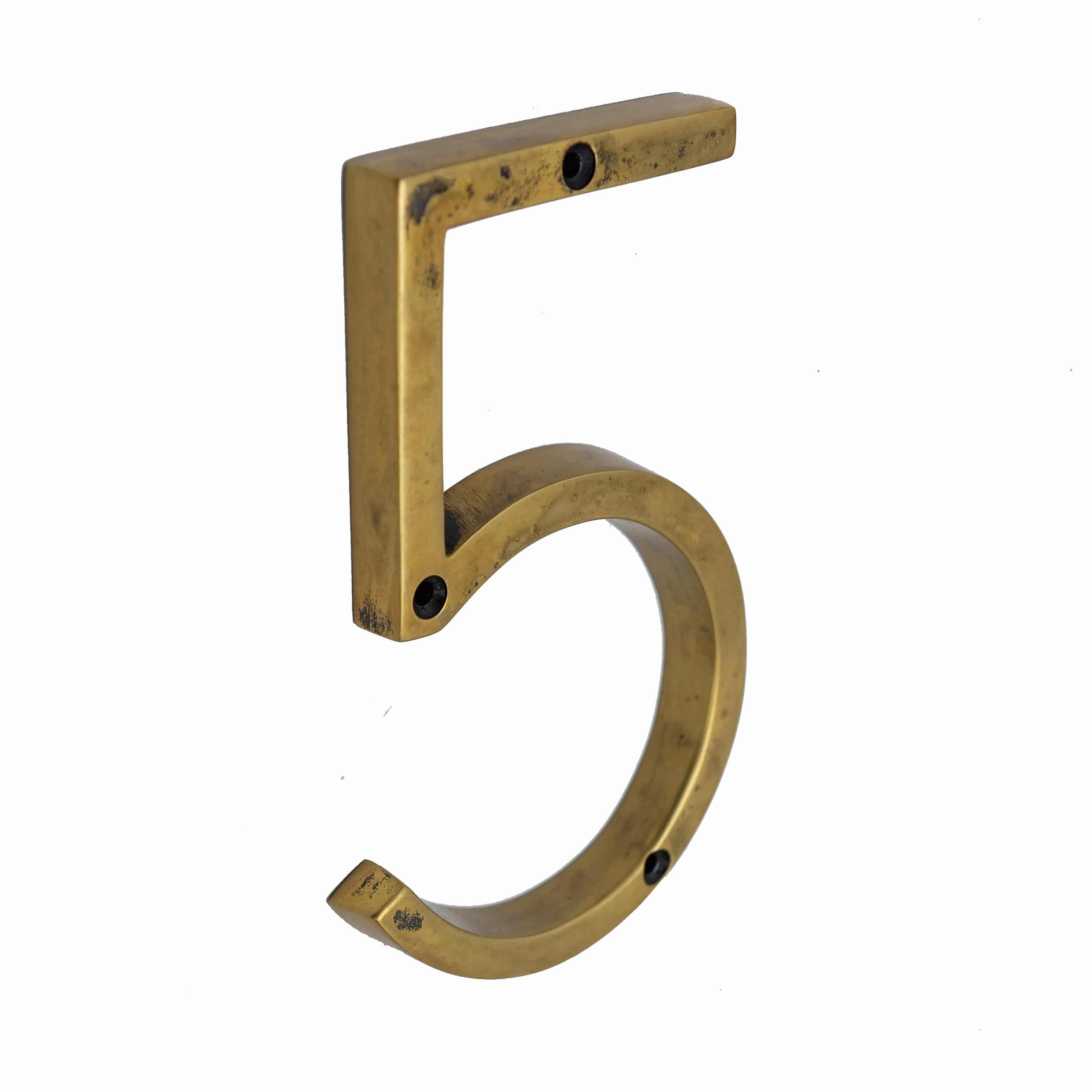 Brass bee Premium House Numbers in Heritage Finish 0-9 - 5 Inch - Image 5