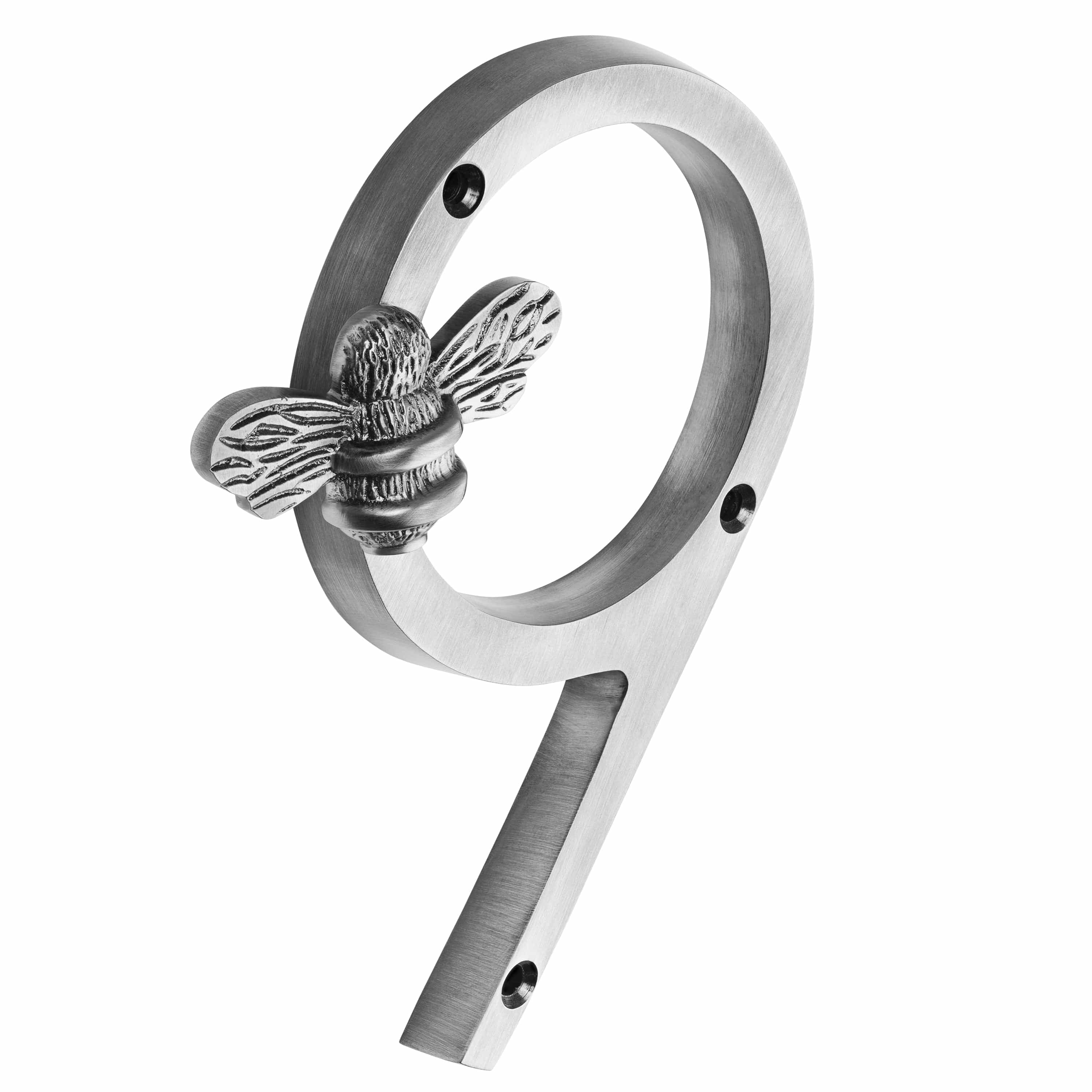 Brass bee Premium House Numbers with Bee in Pewter Finish 0-9 - 5 Inch - Image 19