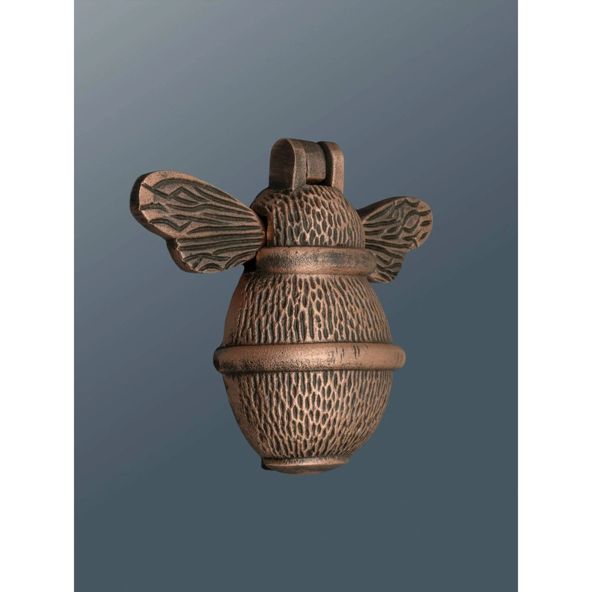 Brass Bumble Bee Door Knocker - Antique Copper Finish - Image 3