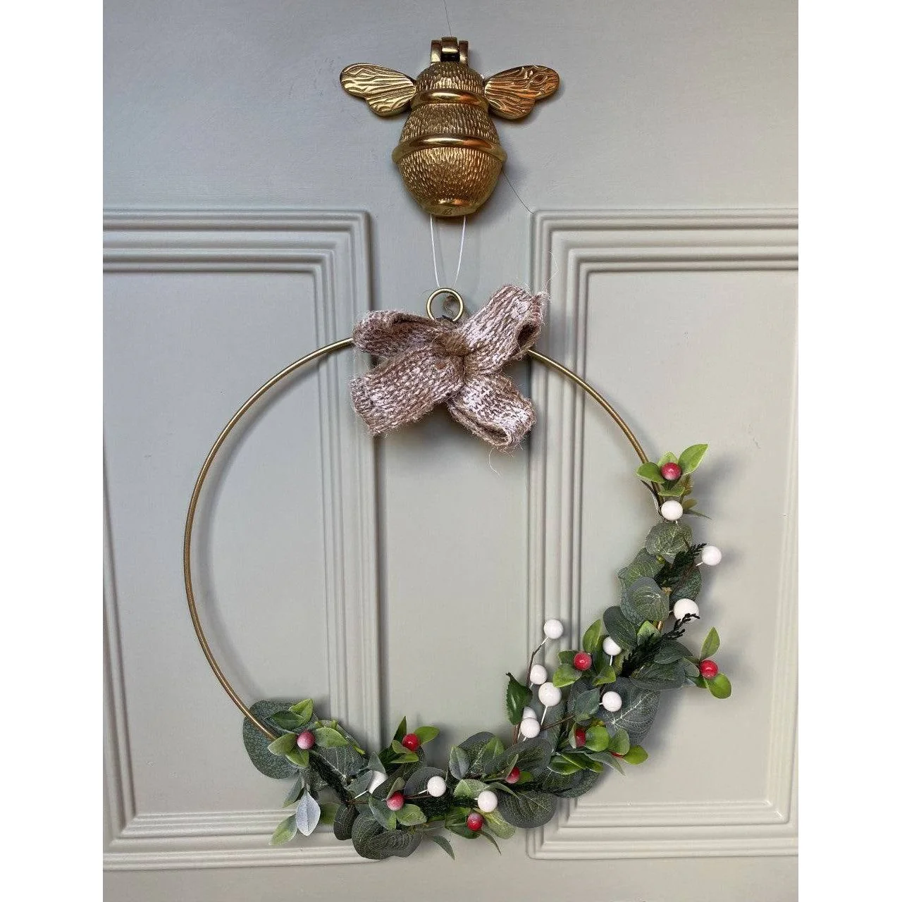 Brass Bumble Bee Door Knocker - Brass Finish - Image 12