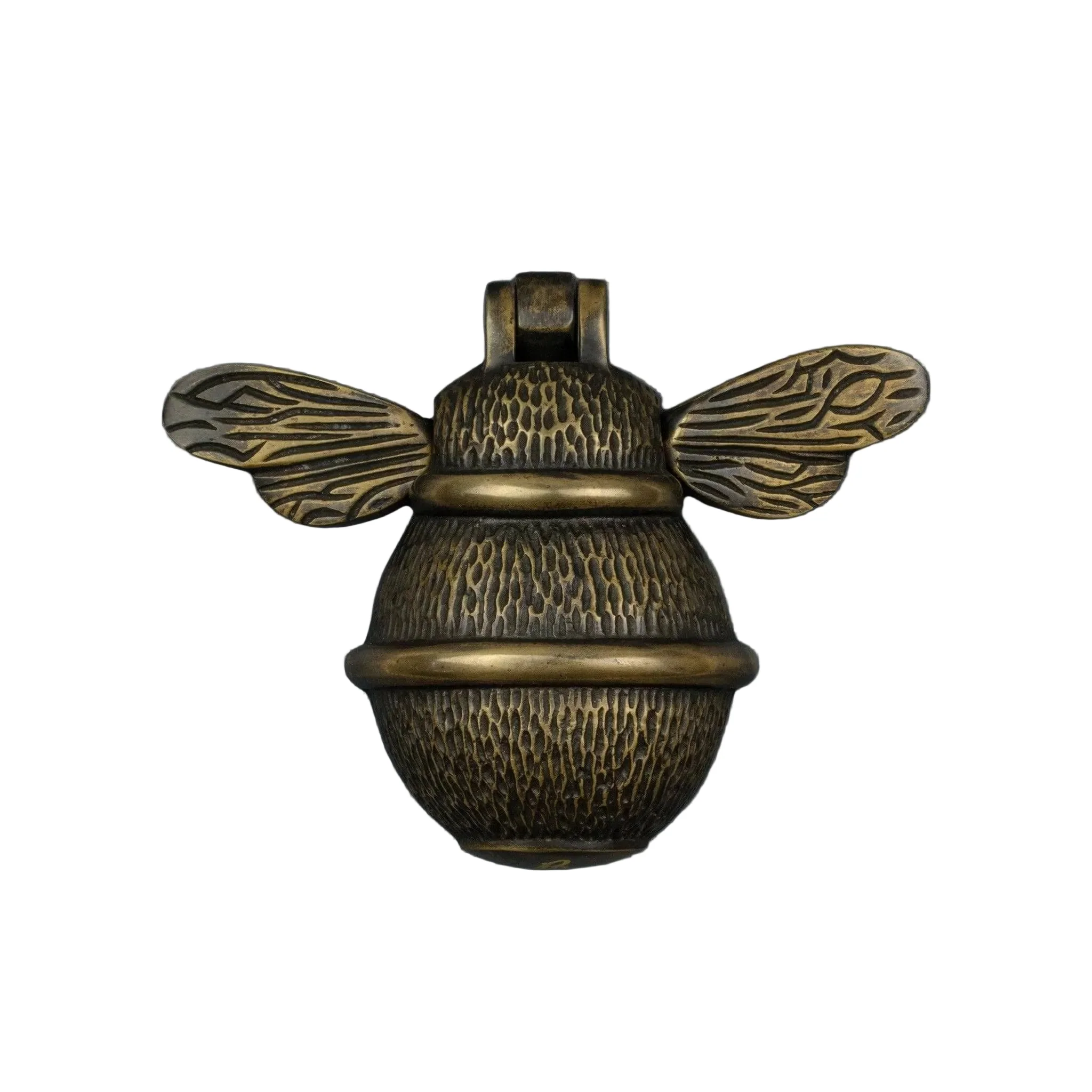 Brass Bumble Bee Door Knocker - Heritage Finish