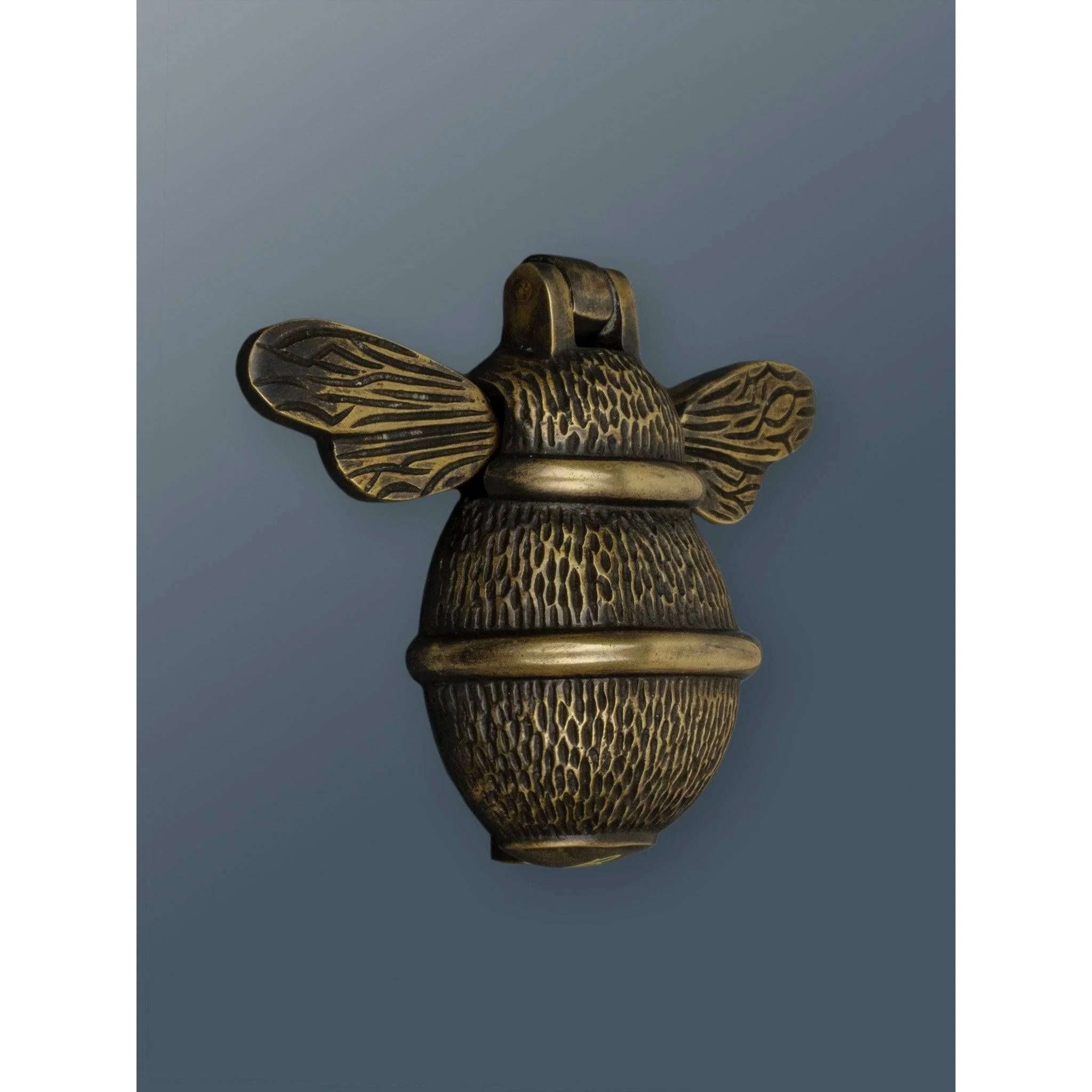 Brass Bumble Bee Door Knocker - Heritage Finish - Image 3