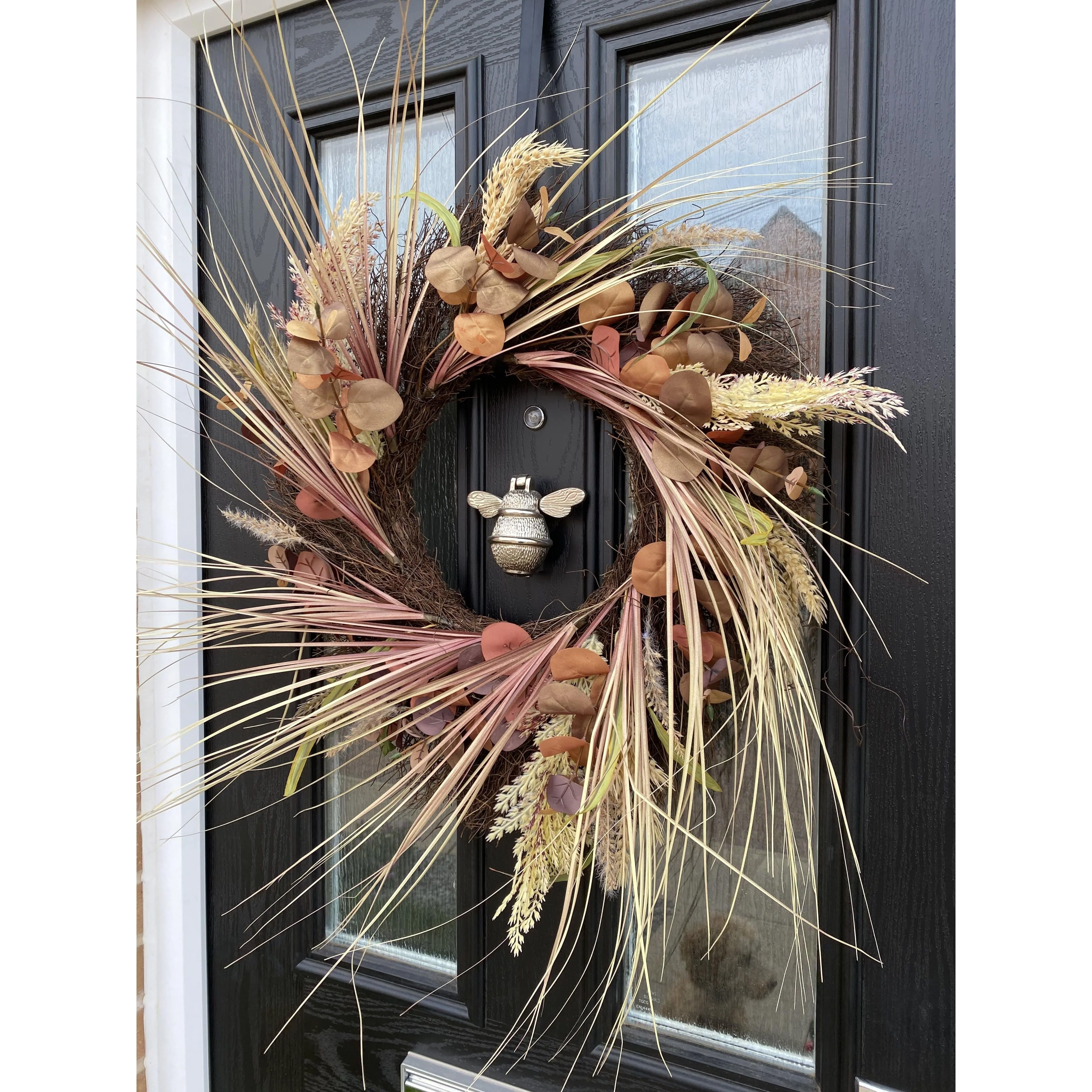 Brass Bumble Bee Door Knocker - Nickel Finish - Image 8