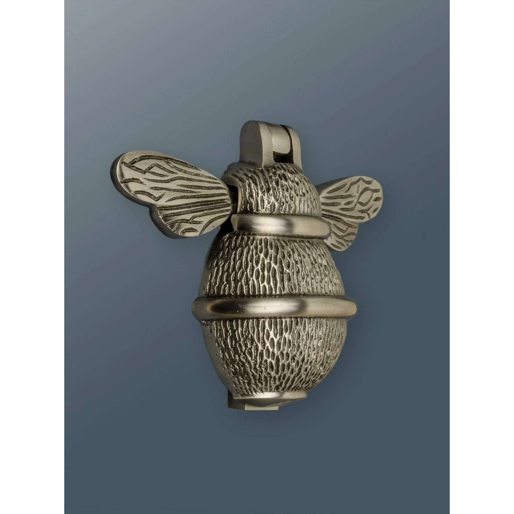 Brass Bumble Bee Door Knocker - Pewter Finish - Image 3