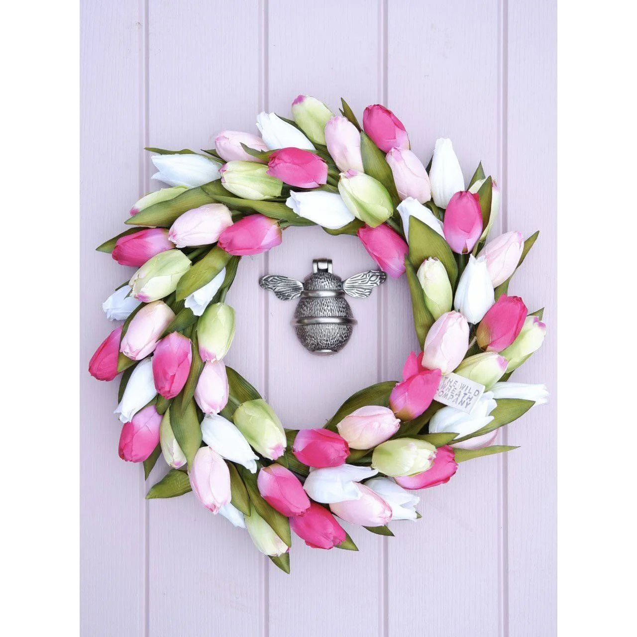 Brass Bumble Bee Door Knocker - Pewter Finish - Image 6