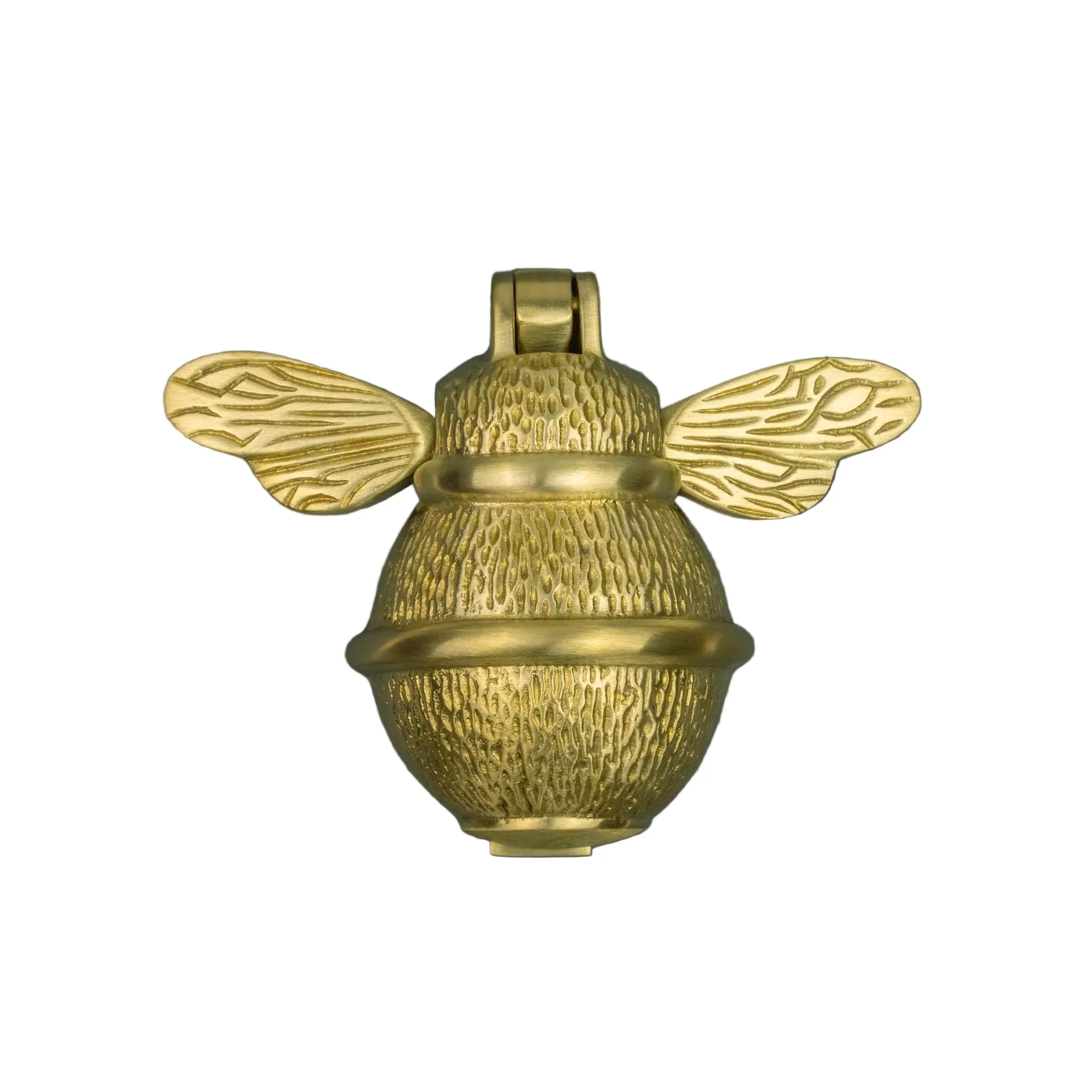 Brass Bumble Bee Door Knocker - Satin Brass Finish