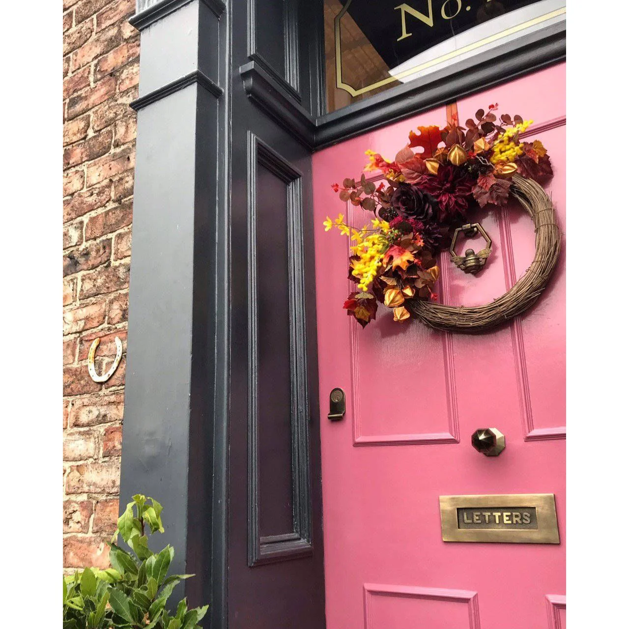Brass Bumble Bee Honeycomb Door Knocker - Heritage Finish - Image 4