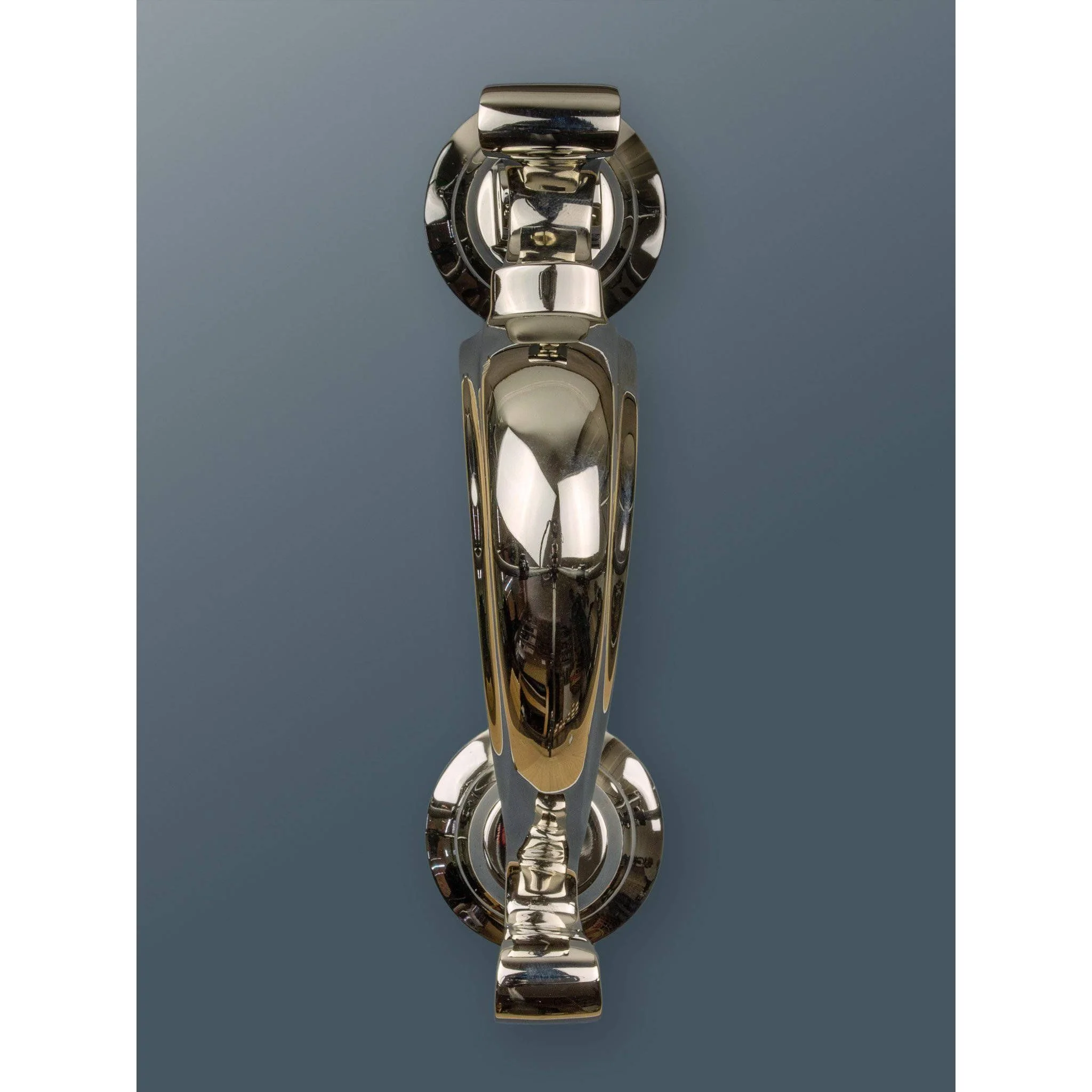 Brass Doctors Door Knocker - Nickel Finish - Image 2