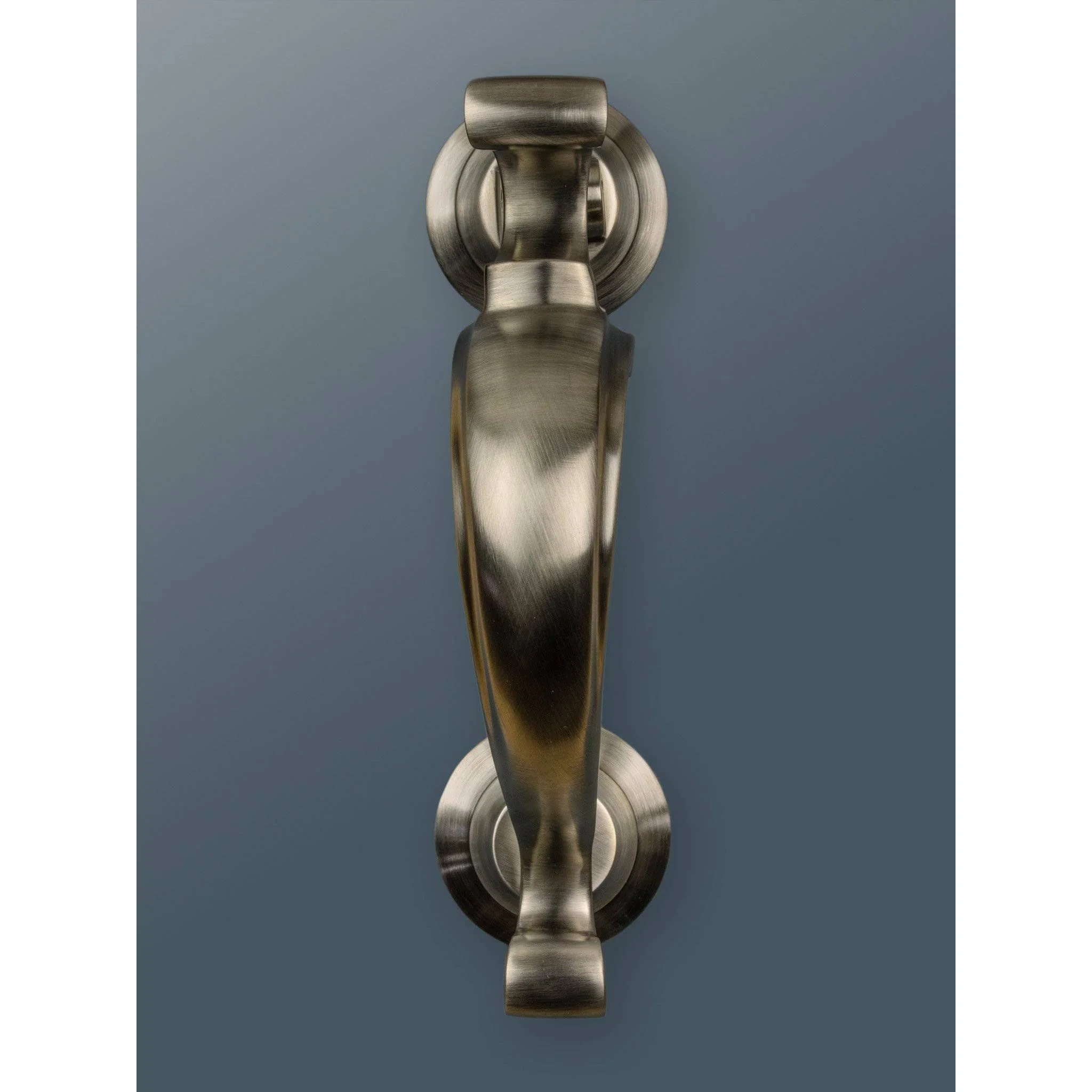 Brass Doctors Door Knocker - Pewter Finish - Image 2