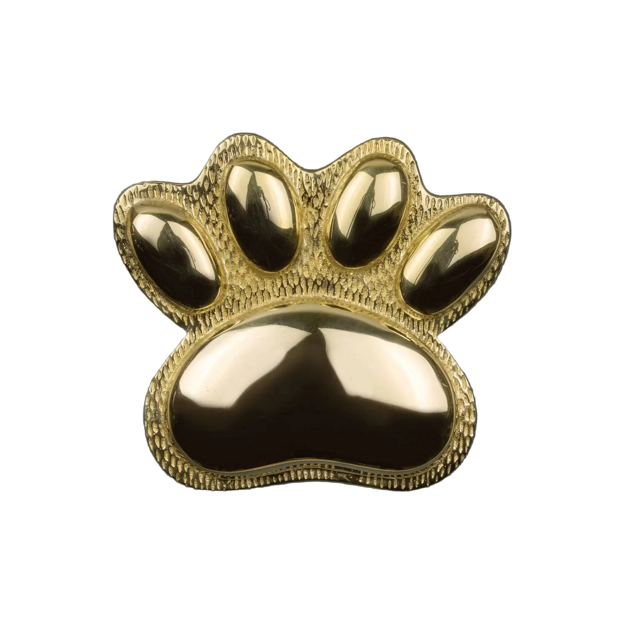 Brass Dog/Cat PAW Door Knocker - Brass Finish