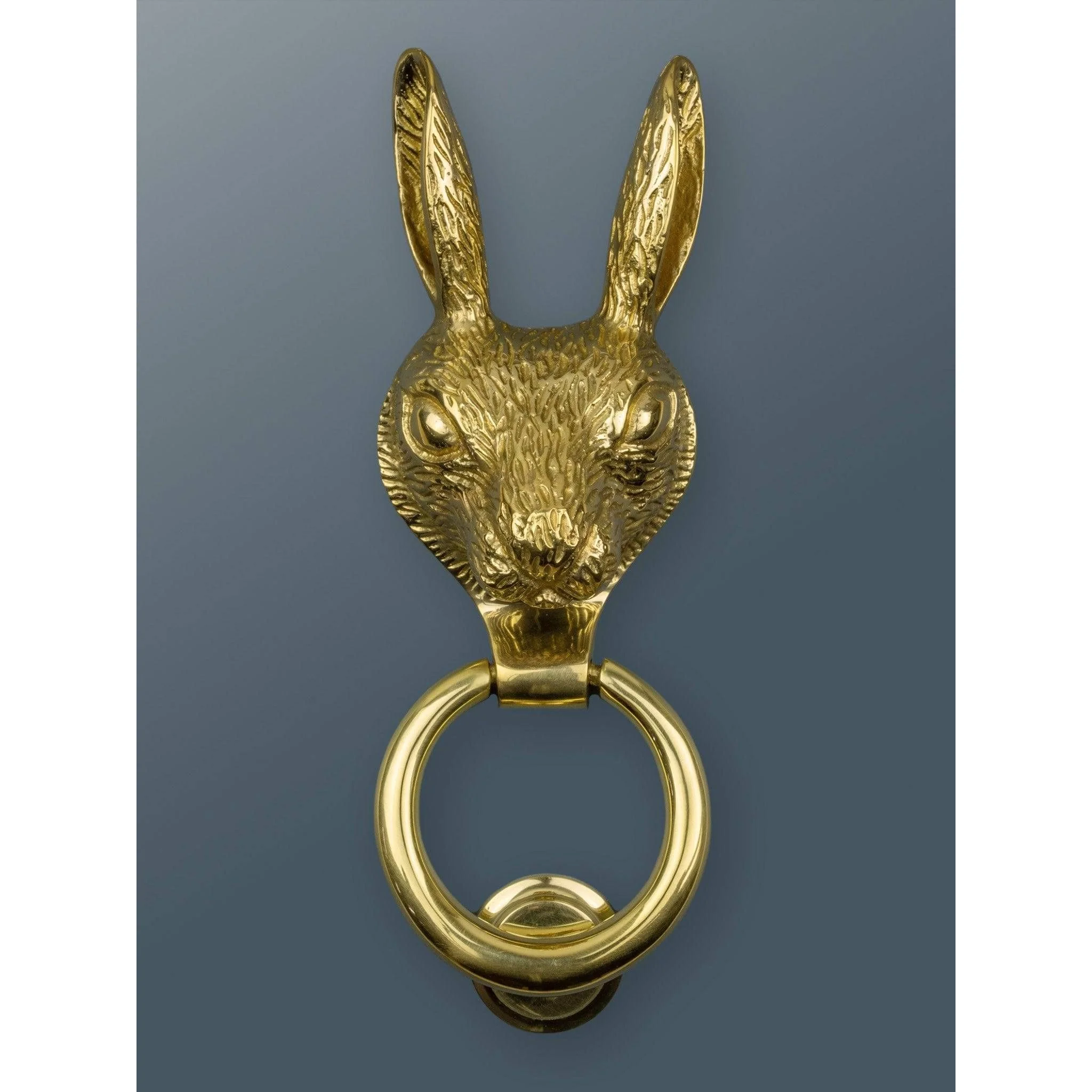 Brass Hare Door Knocker - Brass Finish - Image 2