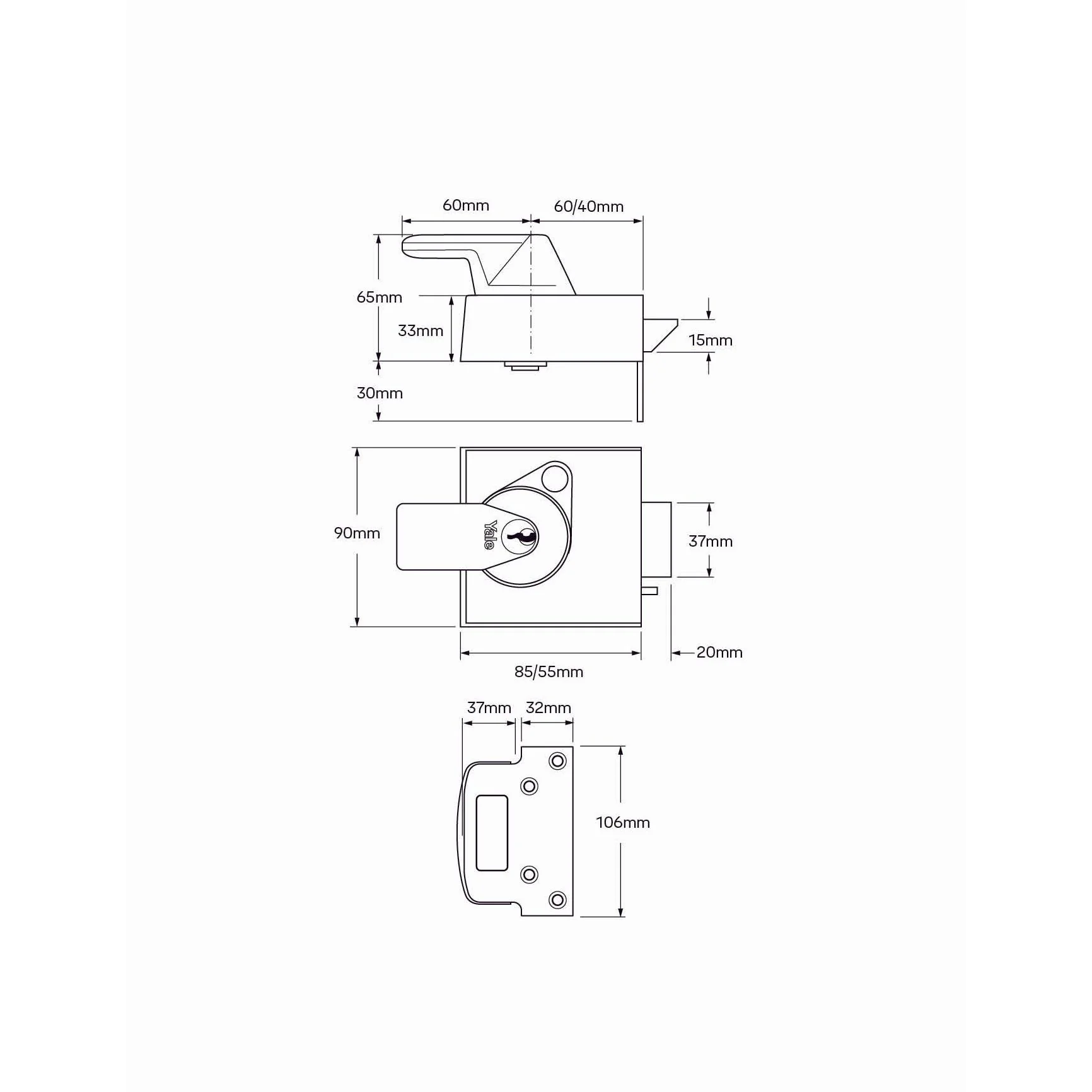 British Standard Nightlatch - Image 3