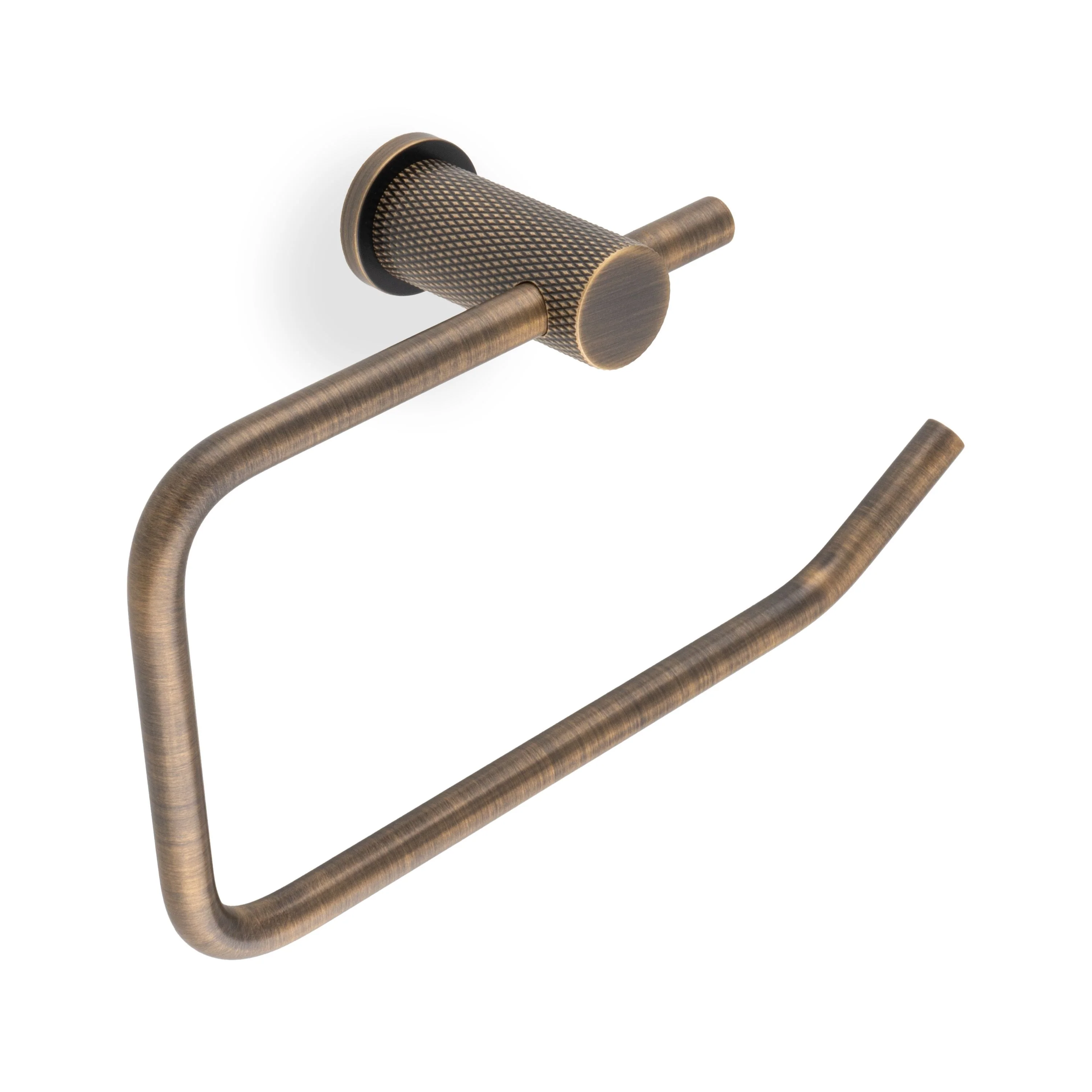 Brunel Diamond Knurled Toilet Roll Holder - Image 5
