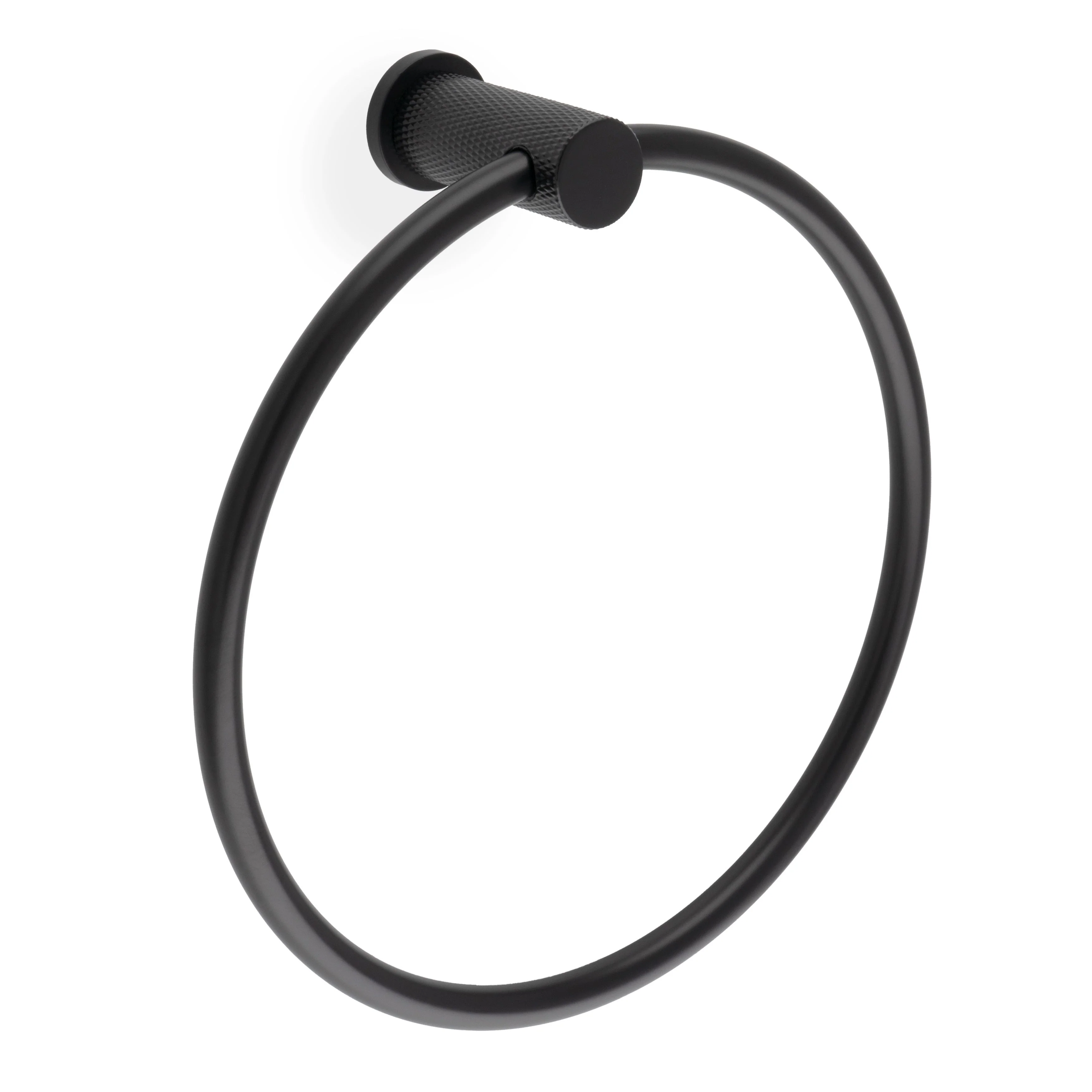 Brunel Diamond Knurled Towel Ring - Image 6