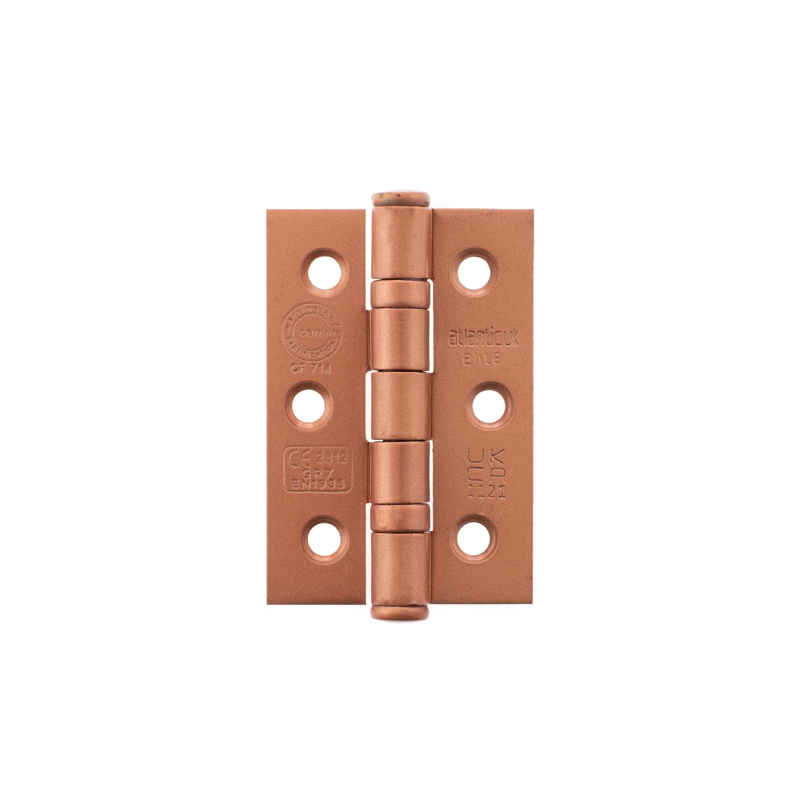CE Fire Rated Grade 7 Ball Bearing Hinges 3" x 2" - Image 3