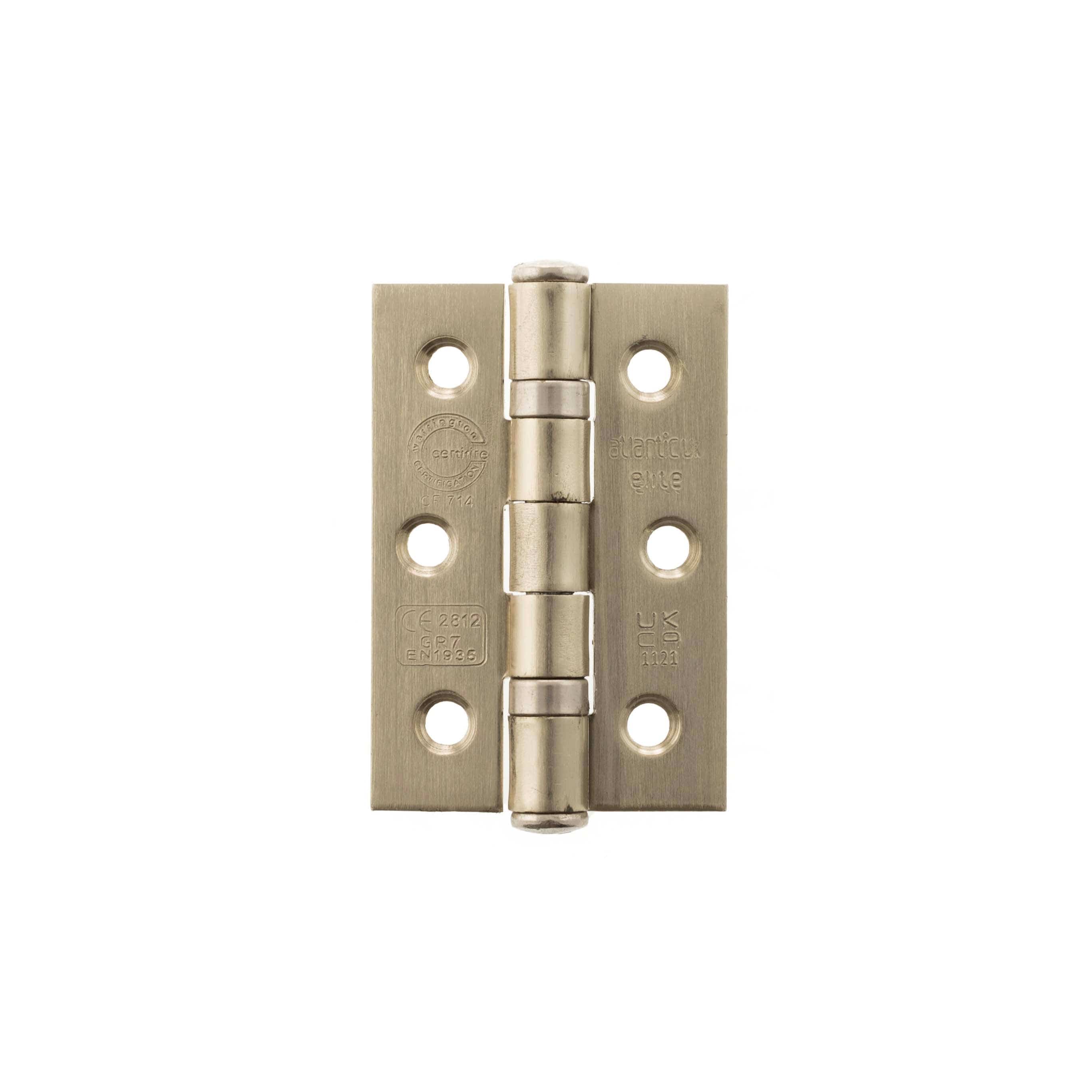 CE Fire Rated Grade 7 Ball Bearing Hinges 3" x 2" - Image 5