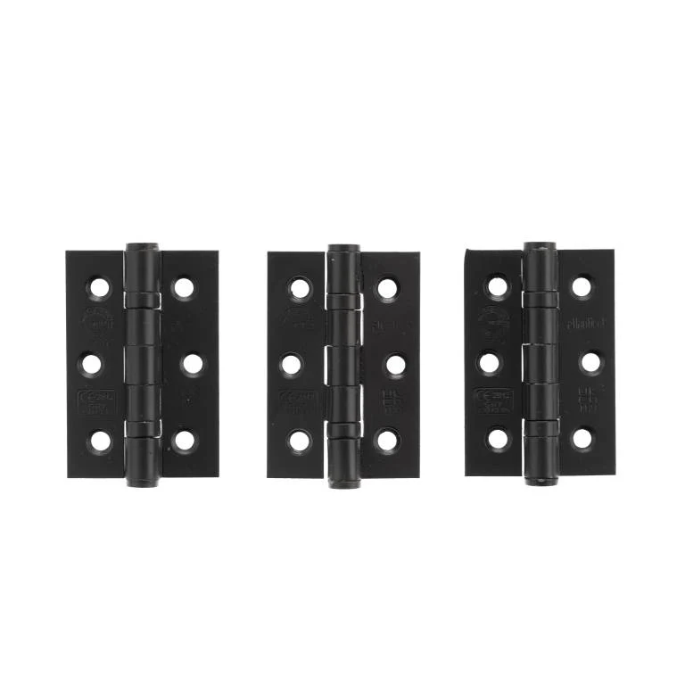 CE Fire Rated Grade 7 Ball Bearing Hinges 3" x 2" x 2mm set of 3 - Image 3
