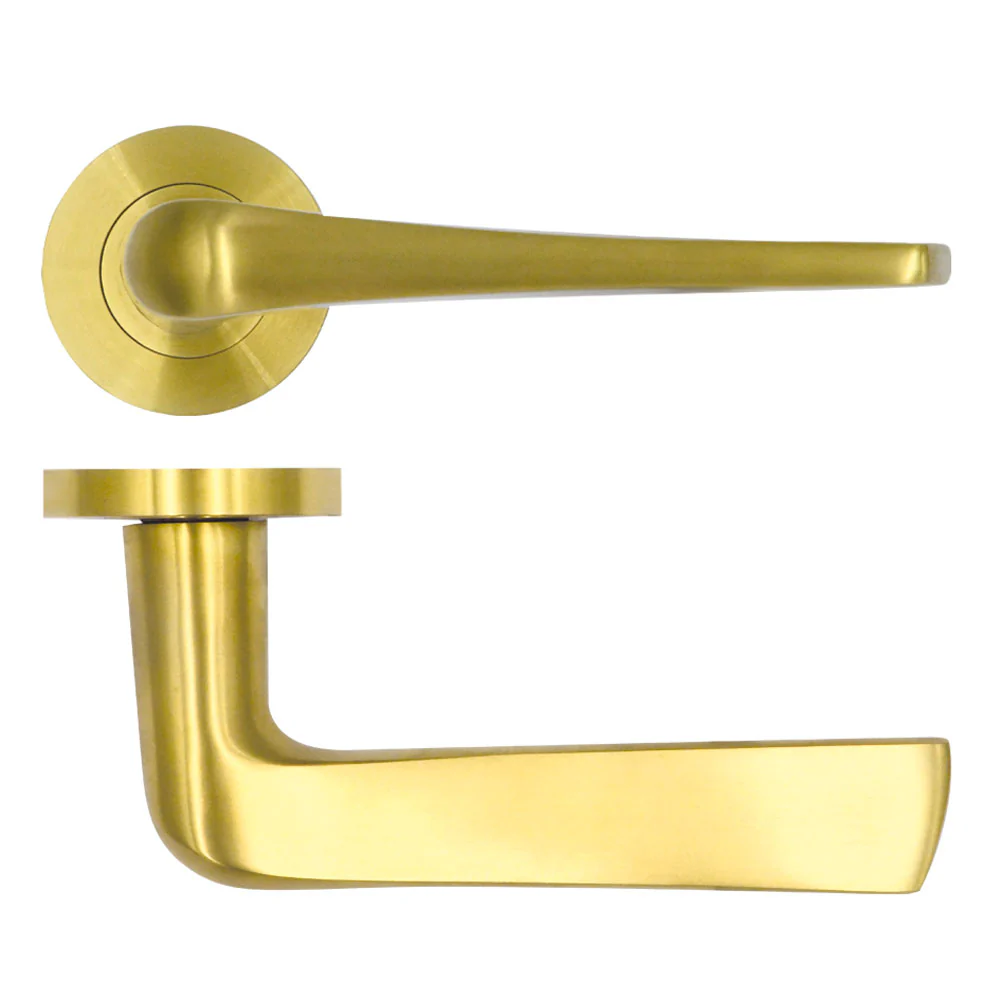 Como Lever on Round Rose - Image 4