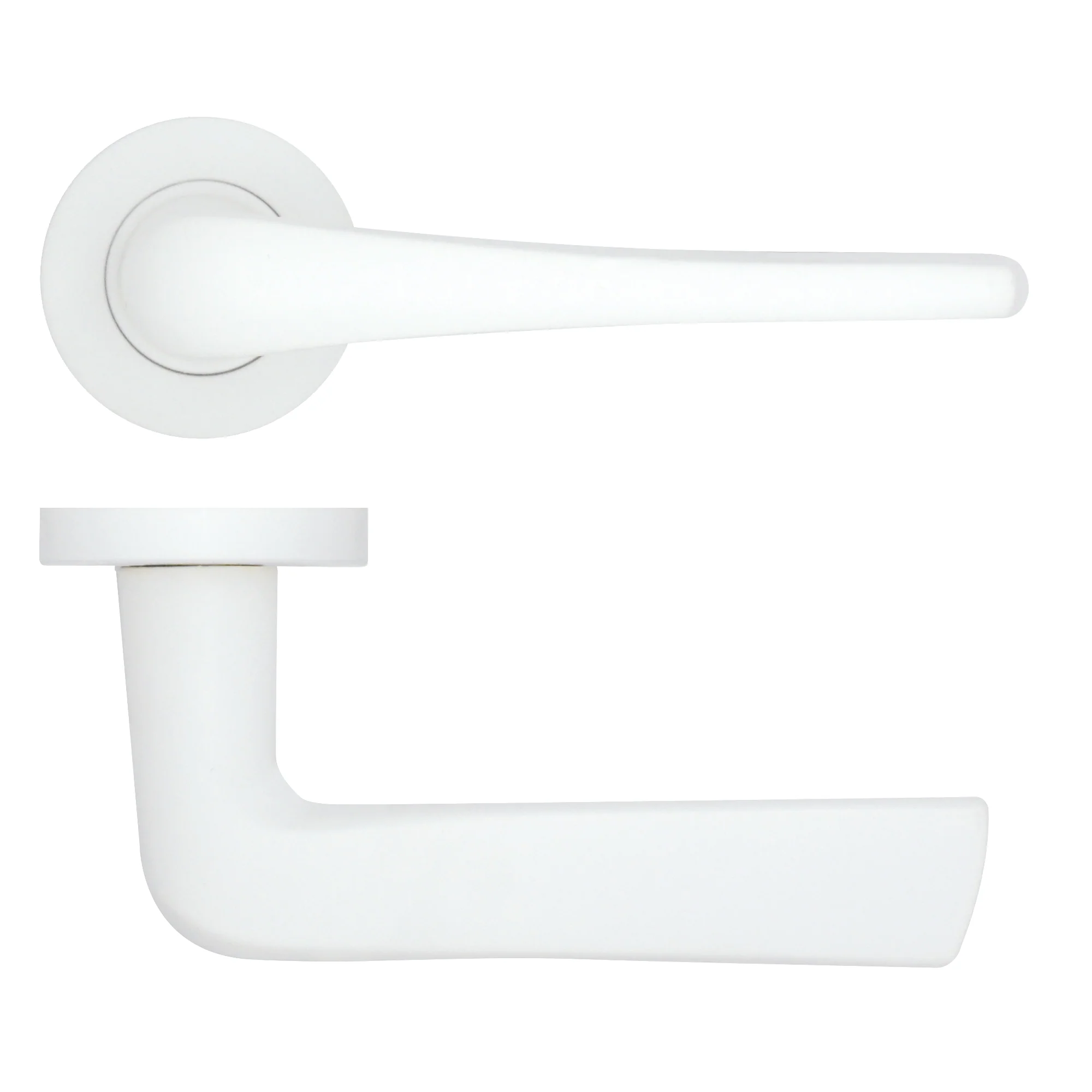 Como Lever on Round Rose - Image 7
