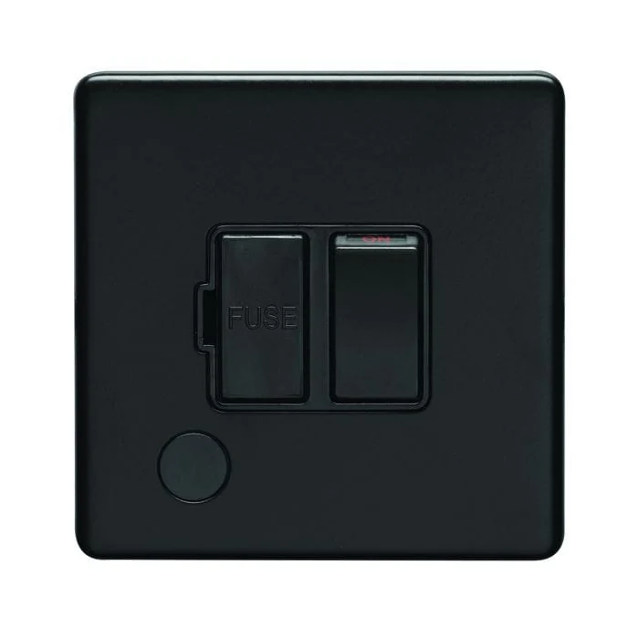 Concealed 3mm Switched Fuse Spur - Matt Black - Image 2