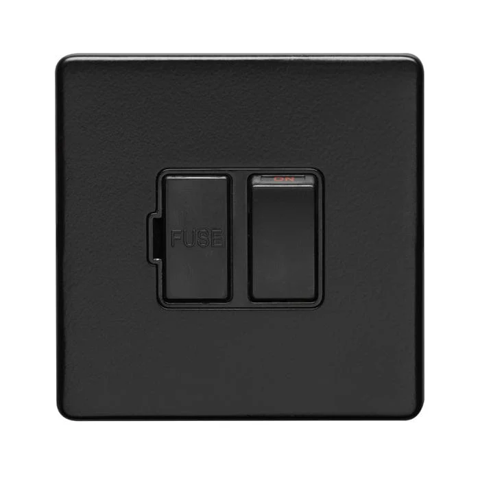 Concealed 3mm Switched Fuse Spur - Matt Black - Image 3