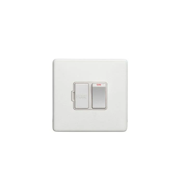 Concealed 3mm Switched Fuse Spur - Matt White
