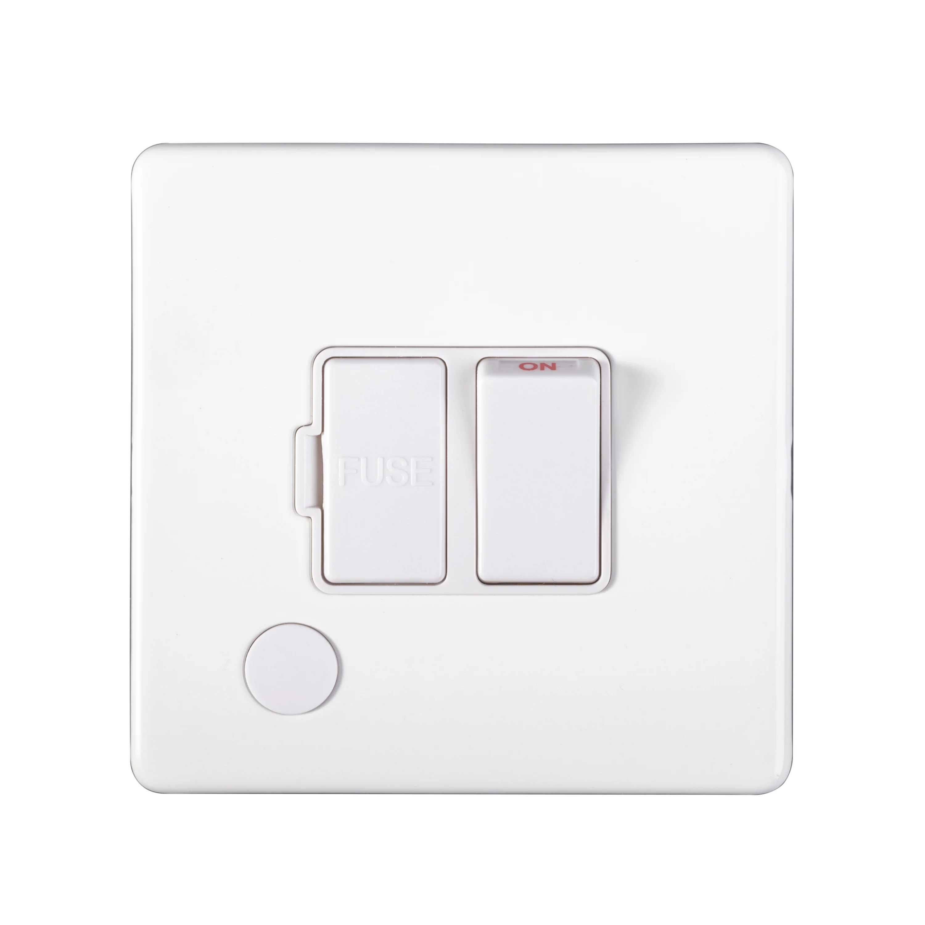 Concealed 3mm Switched Fuse Spur - Matt White - Image 4