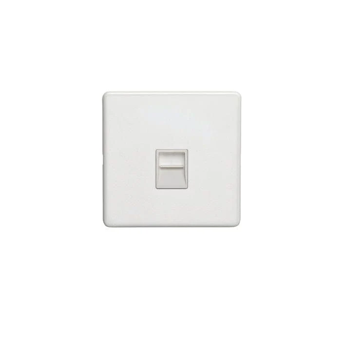 Concealed 3mm Telephone Master - Matt White