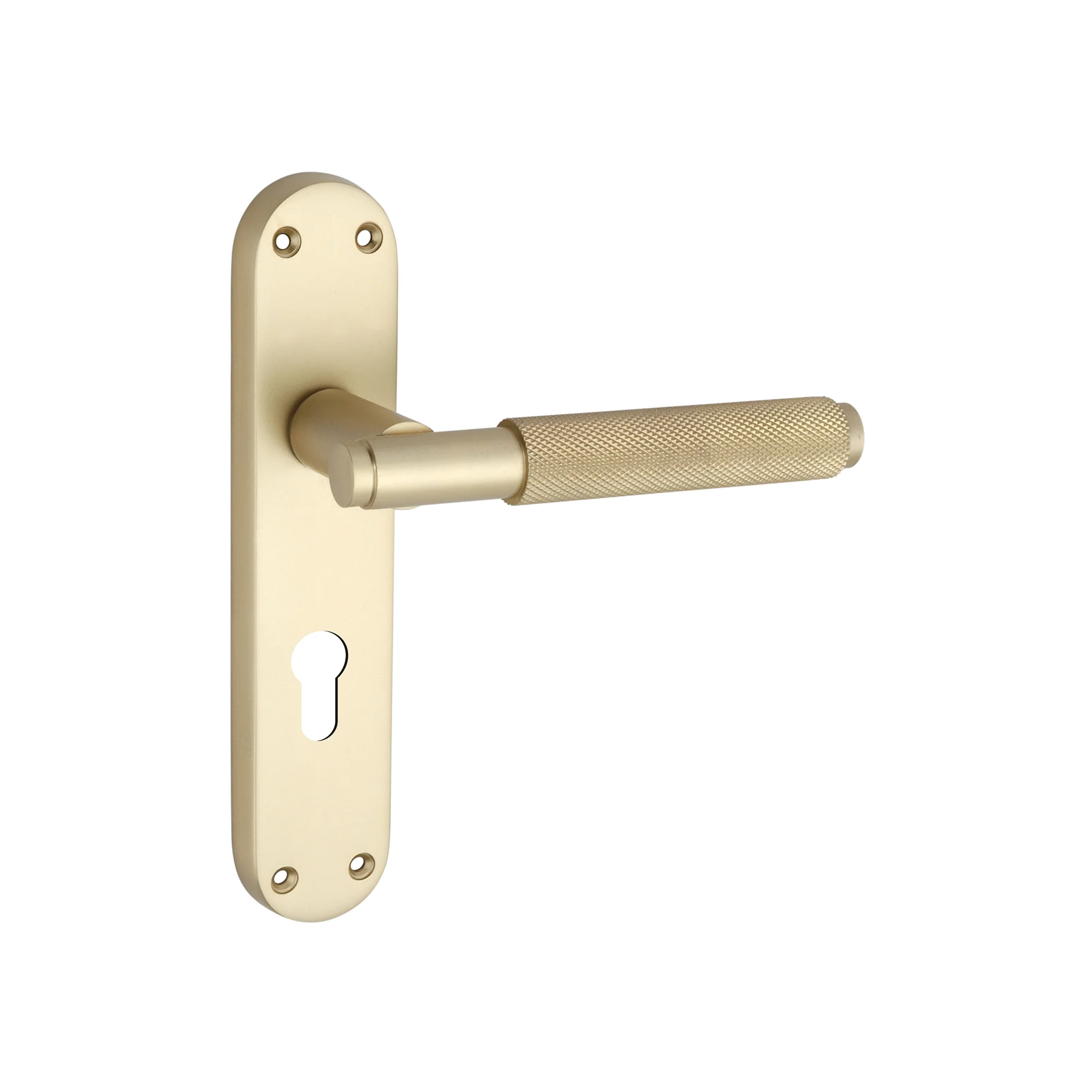 Connaught Knurled Lever on Backplate Door Handle - Image 12