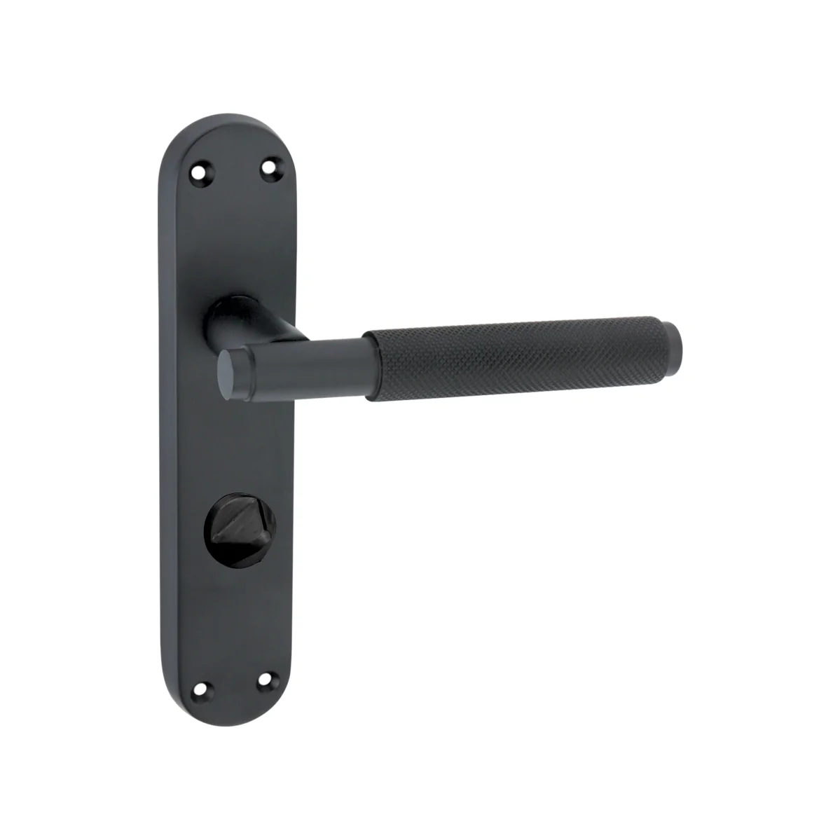 Connaught Knurled Lever on Backplate Door Handle - Image 2