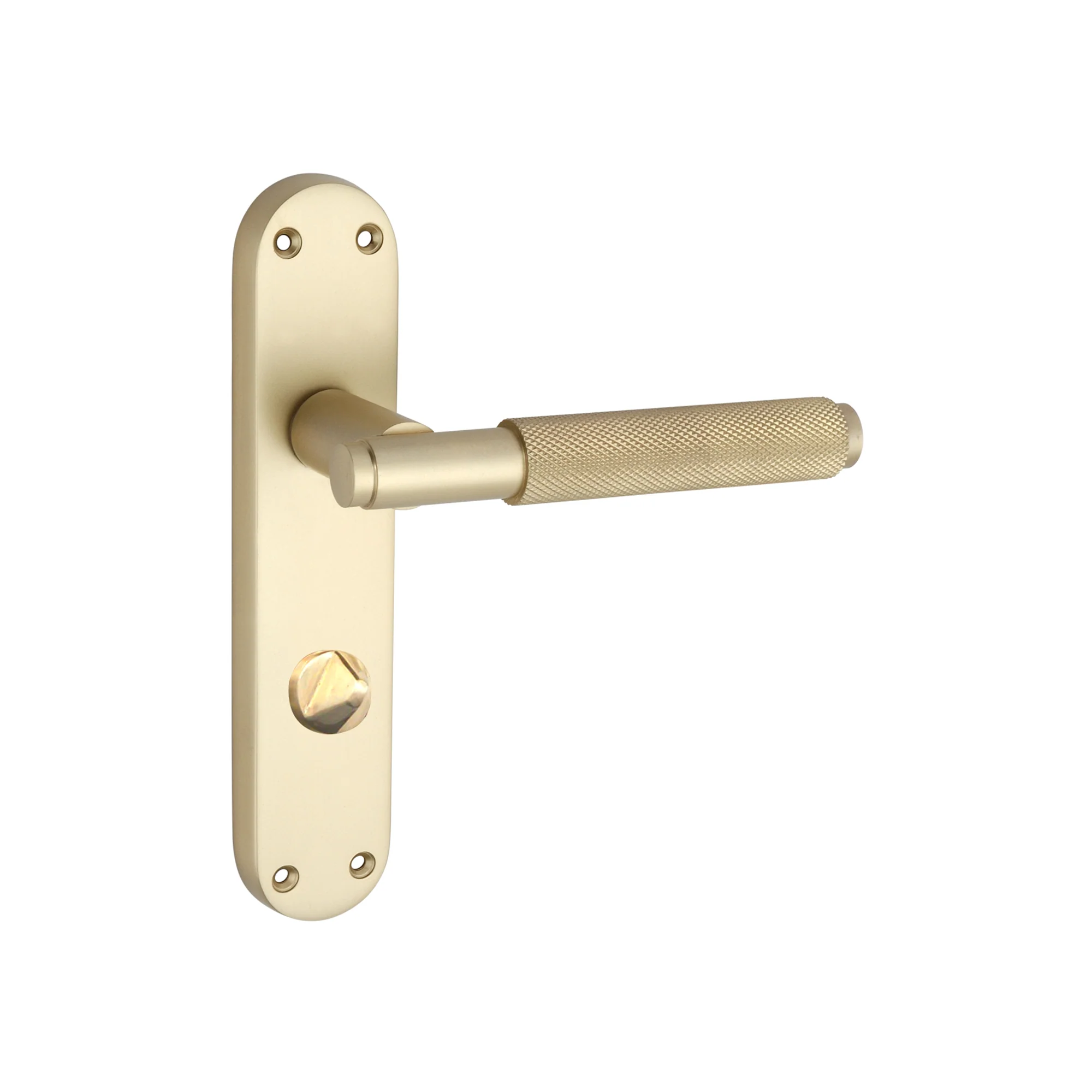 Connaught Knurled Lever on Backplate Door Handle - Image 3