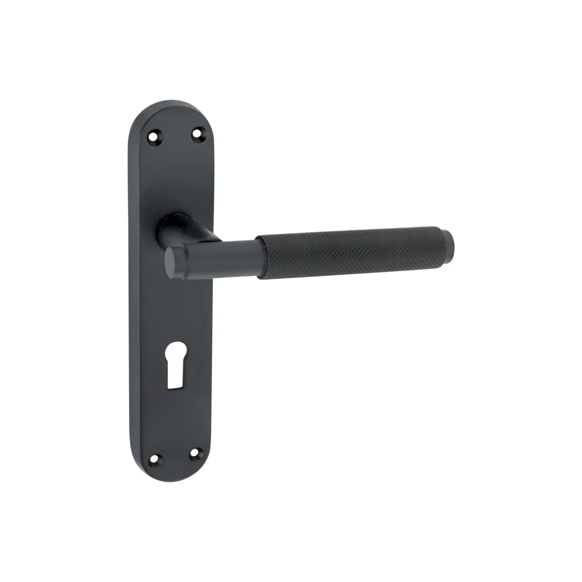 Connaught Knurled Lever on Backplate Door Handle - Image 5