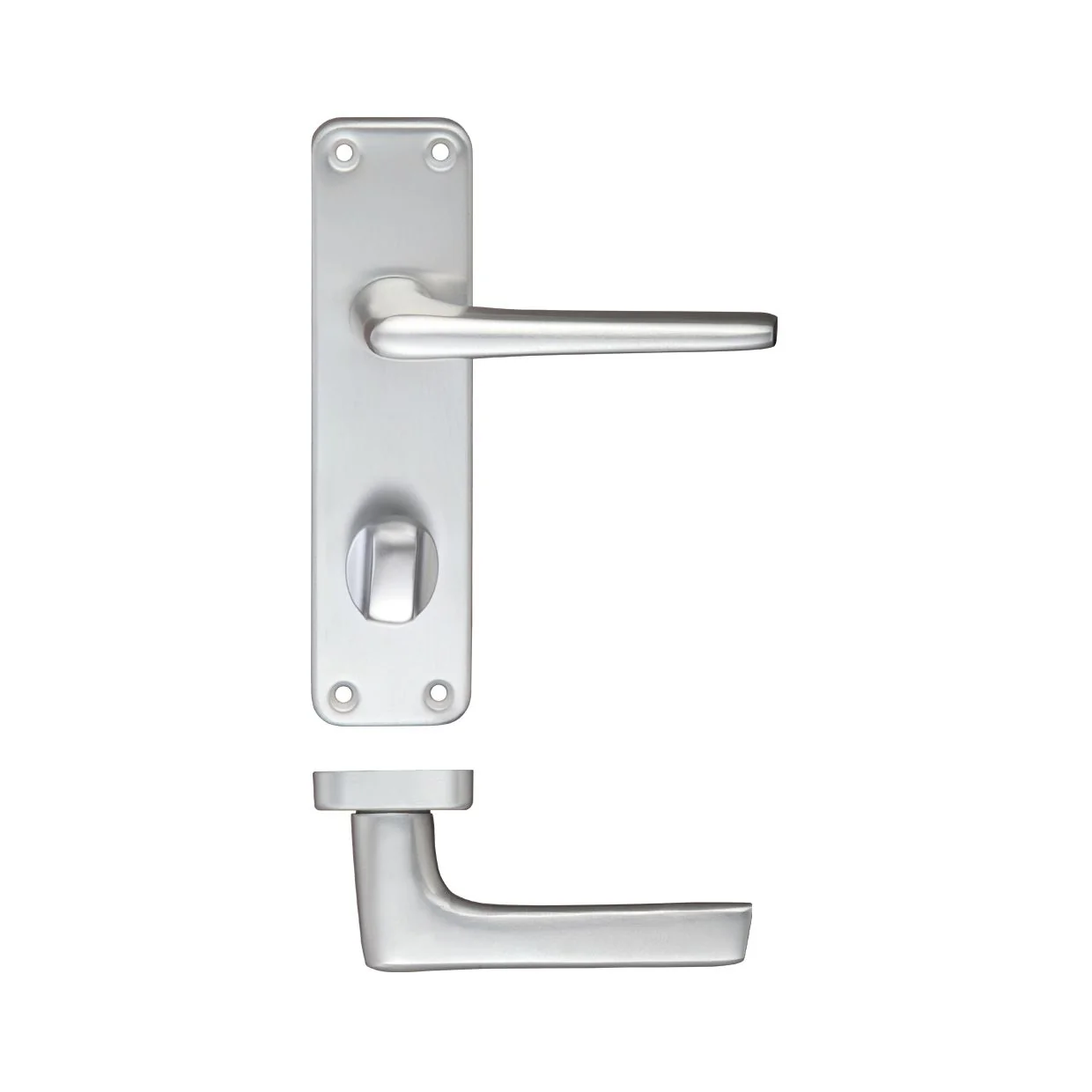 Contract Aluminium Lever on Privacy Backplate - Image 2