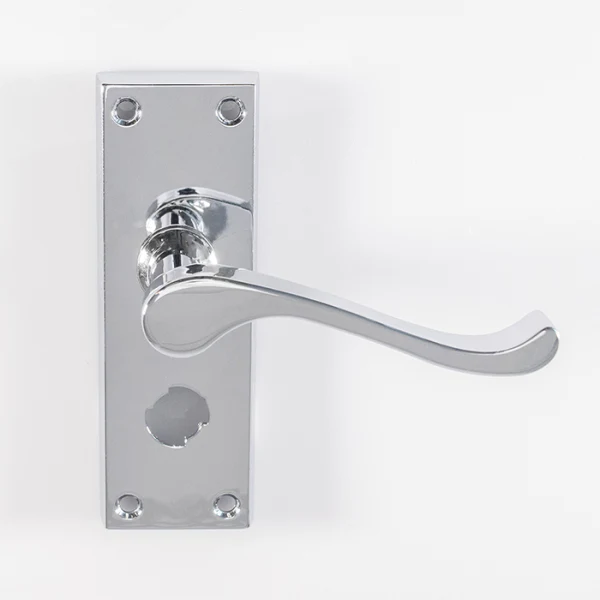 Contract Victorian Scroll Lever on Backplate - Image 10
