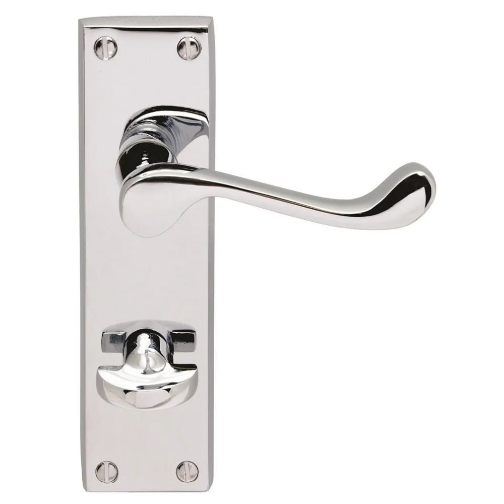 Contract Victorian Scroll Lever on Backplate - Image 14