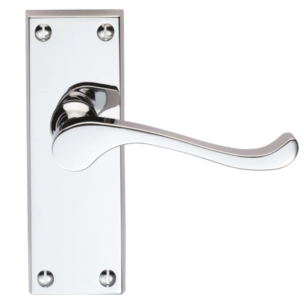 Contract Victorian Scroll Lever on Backplate - Image 7