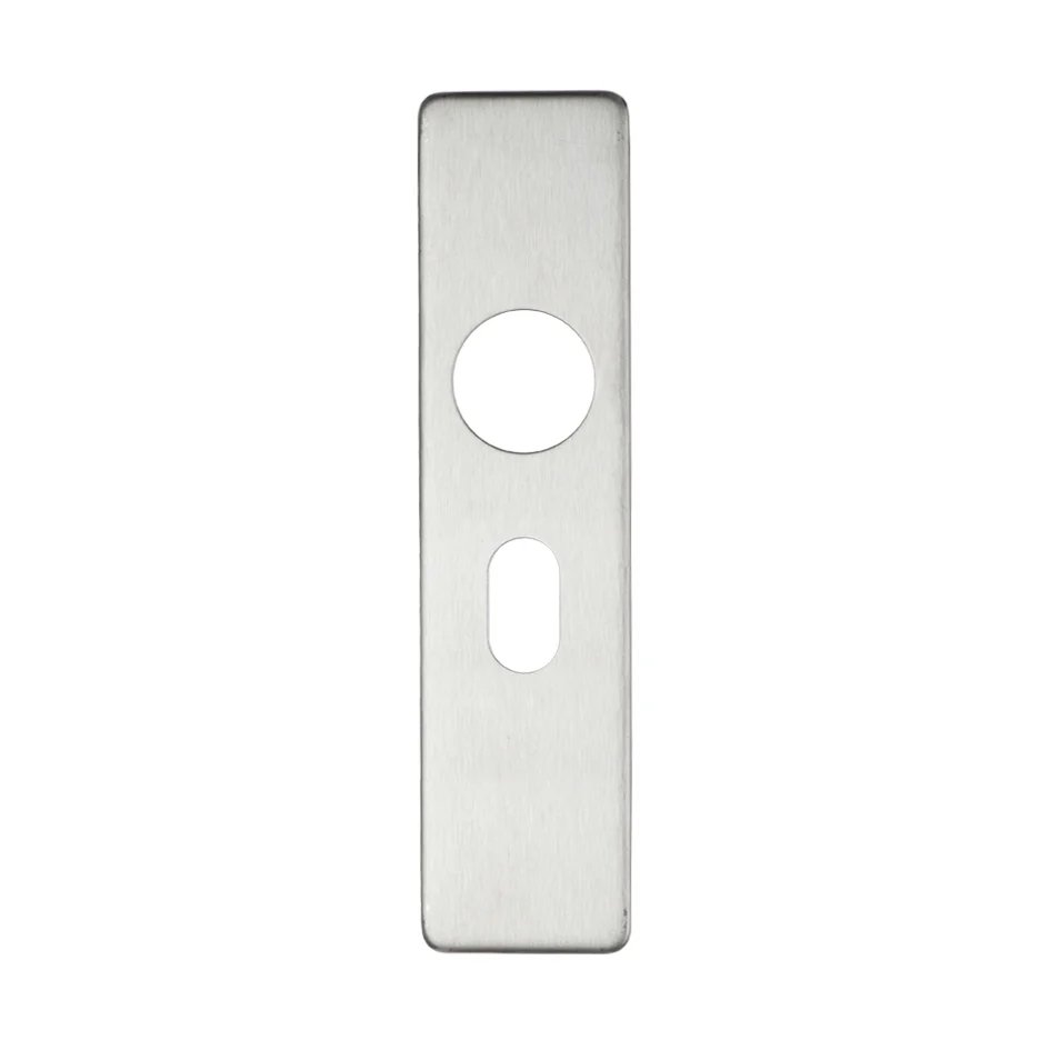 Cover Plate for 19mm RTD Lever on Short Backplate - Oval Profile 48.5mm - 45mm x 180mm - Image 2
